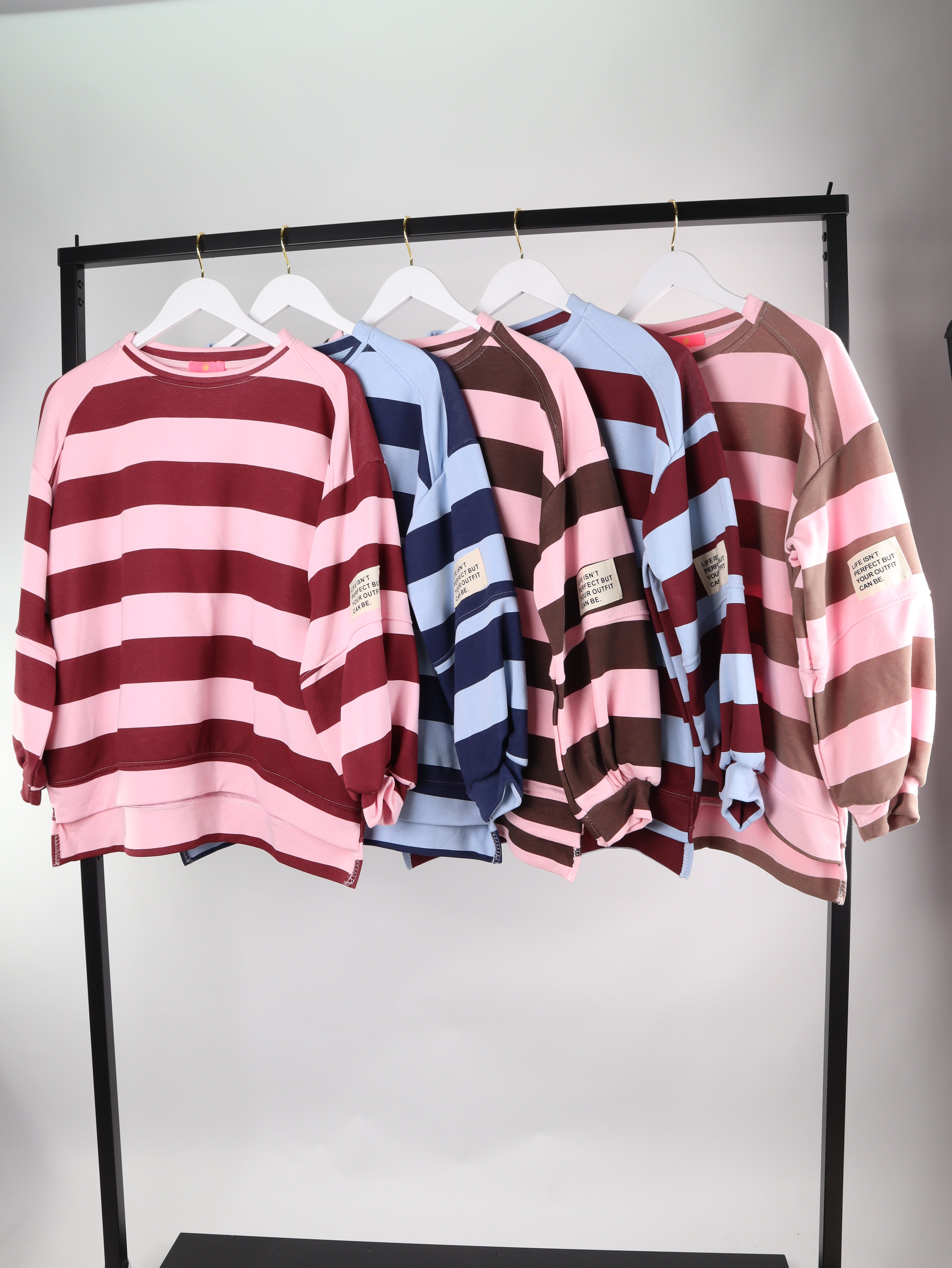 Oversize Streifen-Sweater STATEMENT