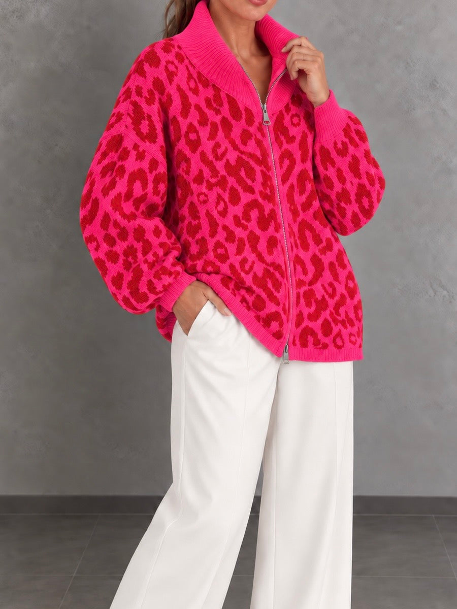 Zipper Strickjacke LEO ZIP