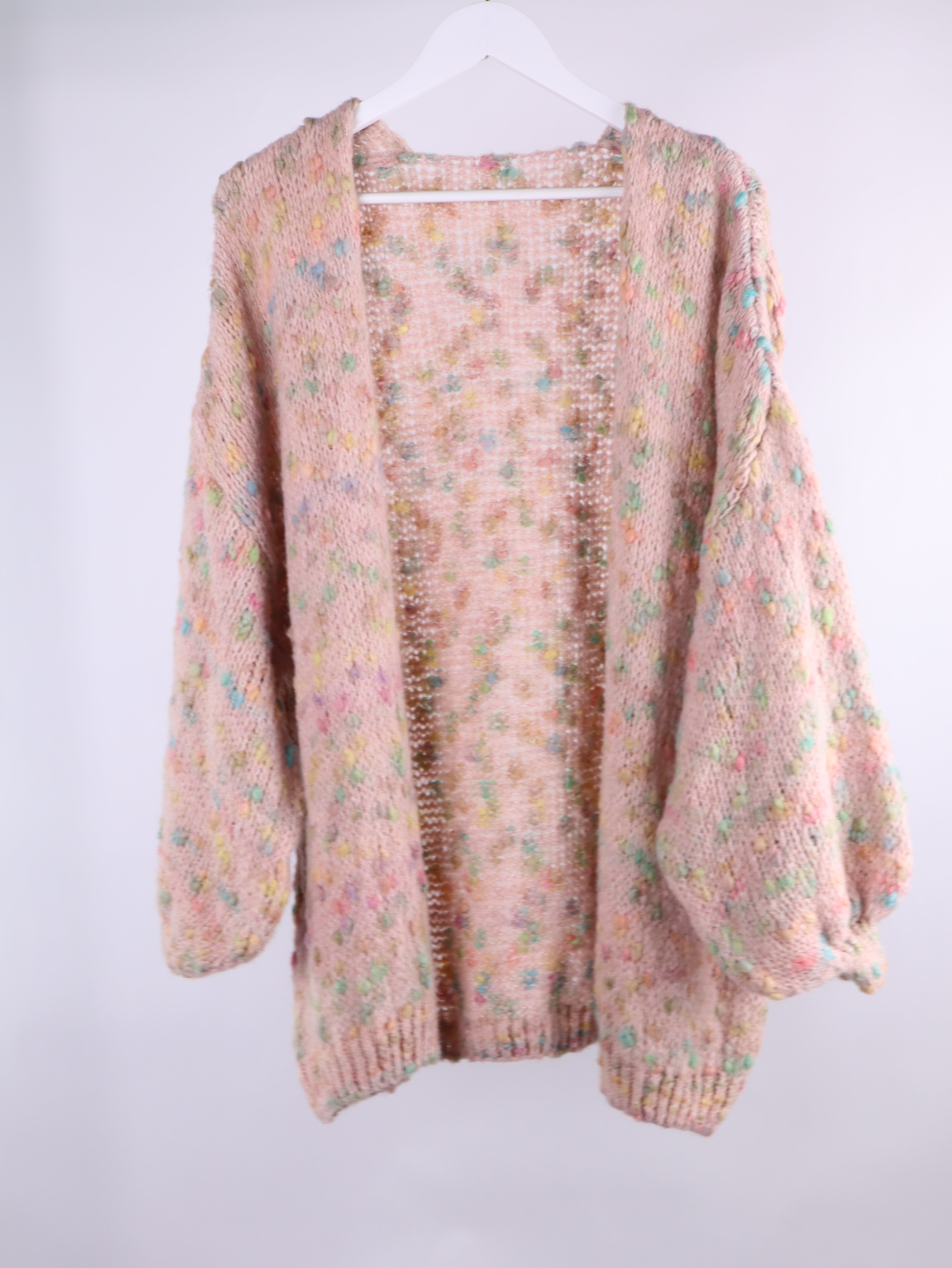 Alpaka Strickjacke CONFETTI KNIT
