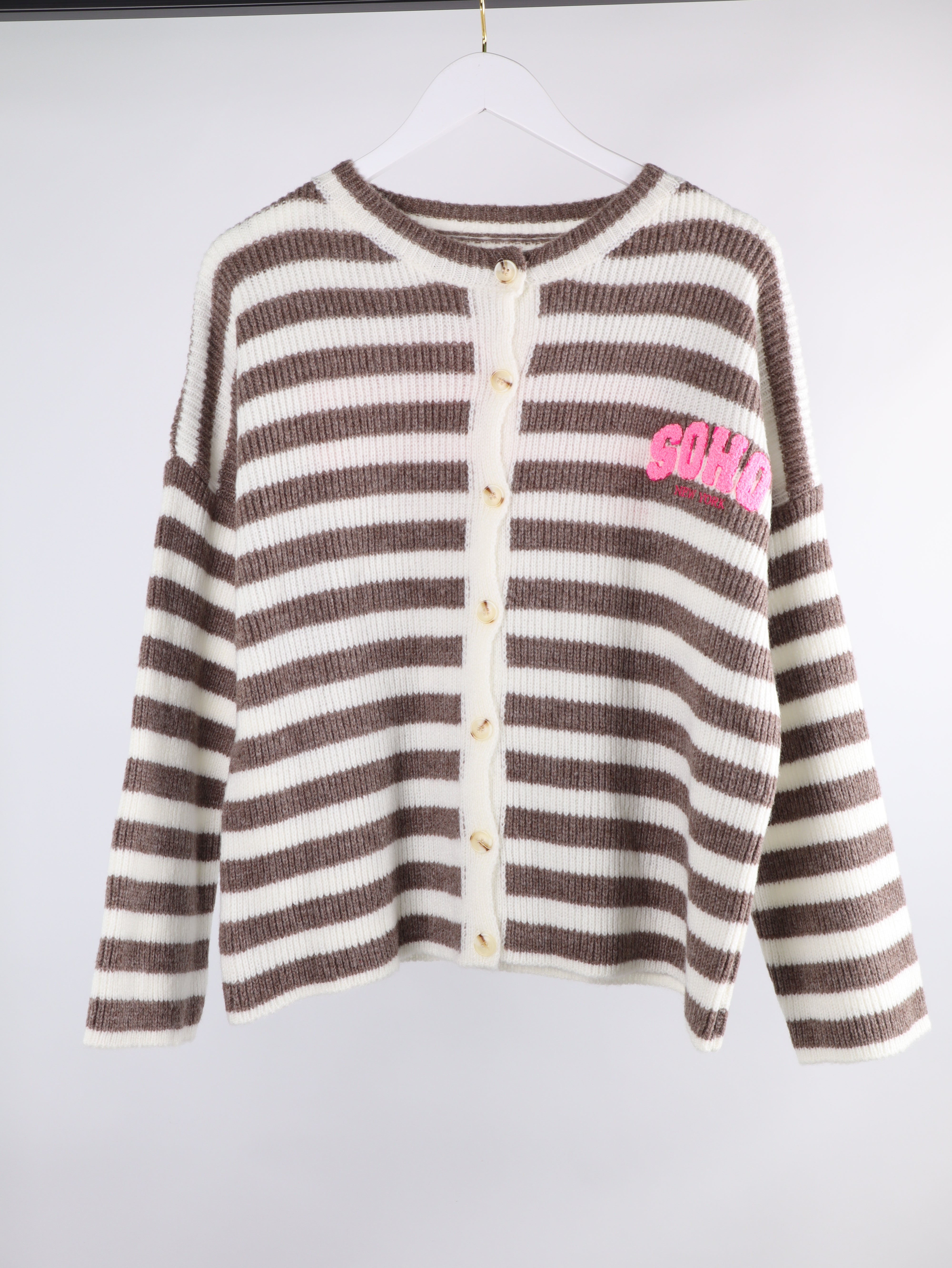 Streifen Strickjacke SOHO