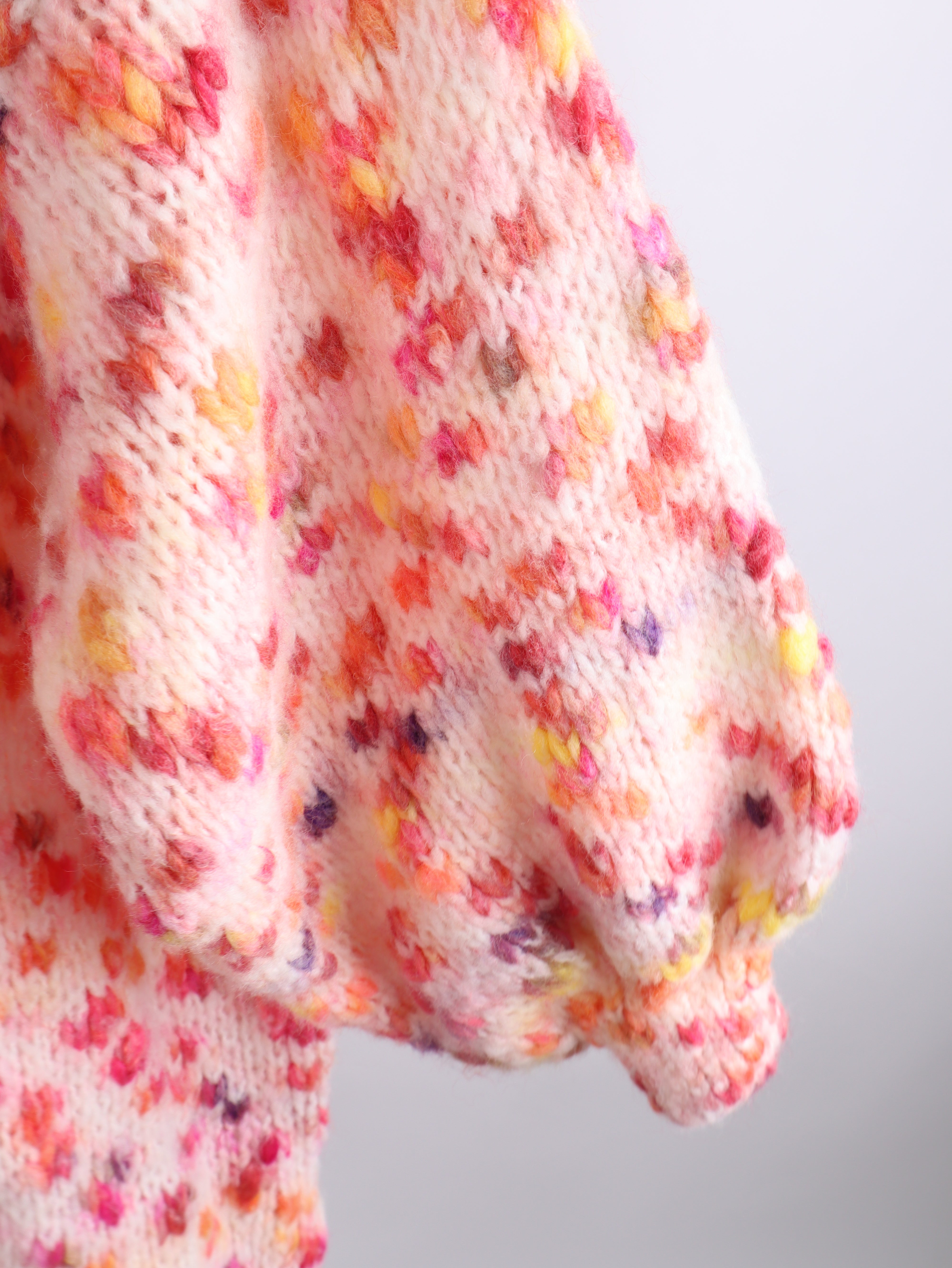 Alpaka Strickjacke CONFETTI KNIT