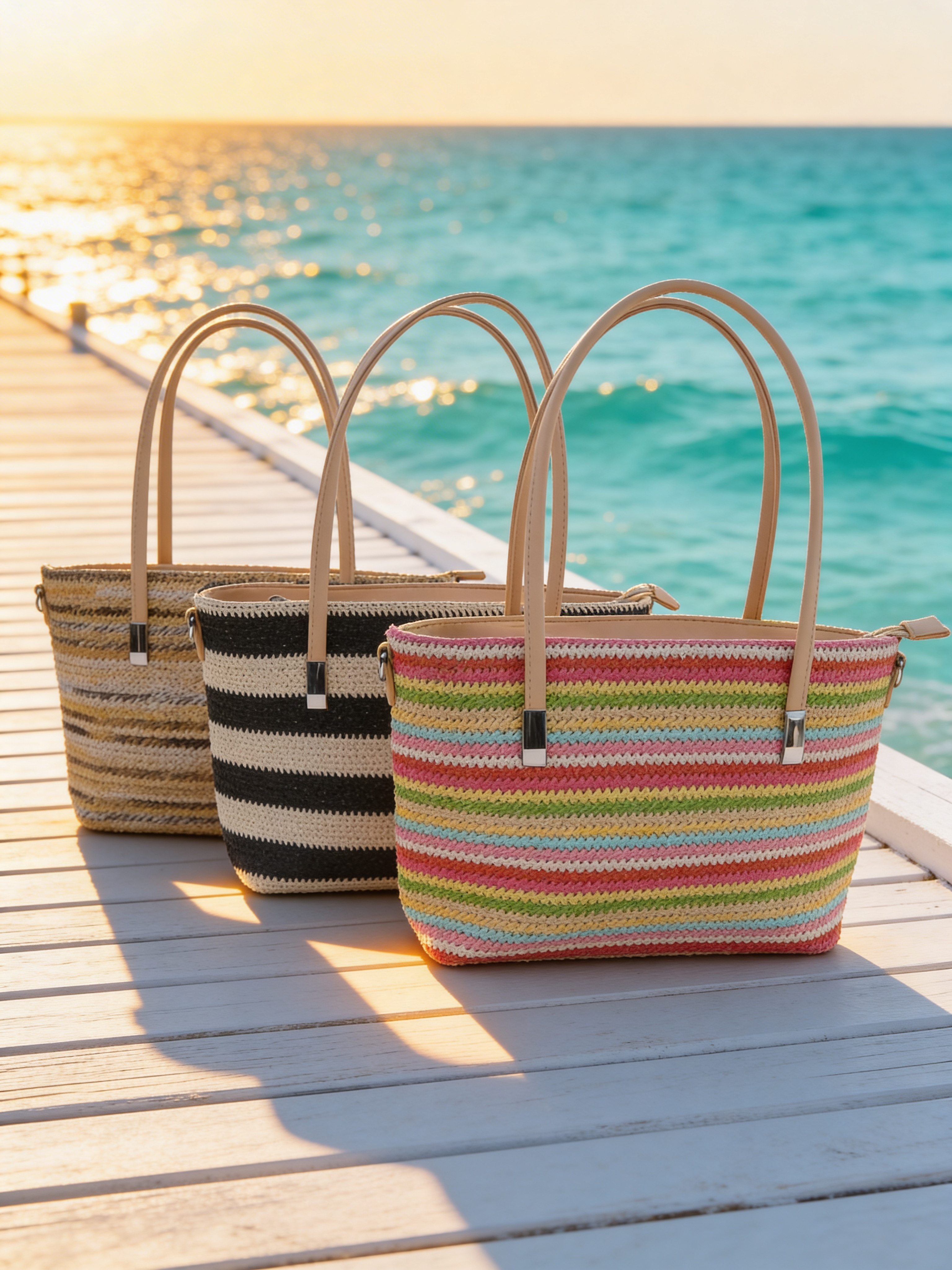 Shopper Tasche – Streifen