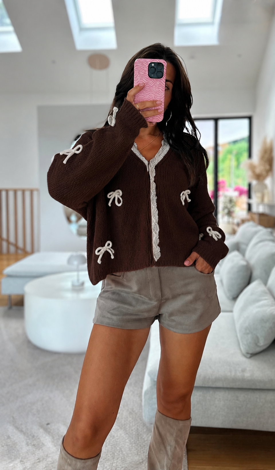 Strickjacke RIBBON