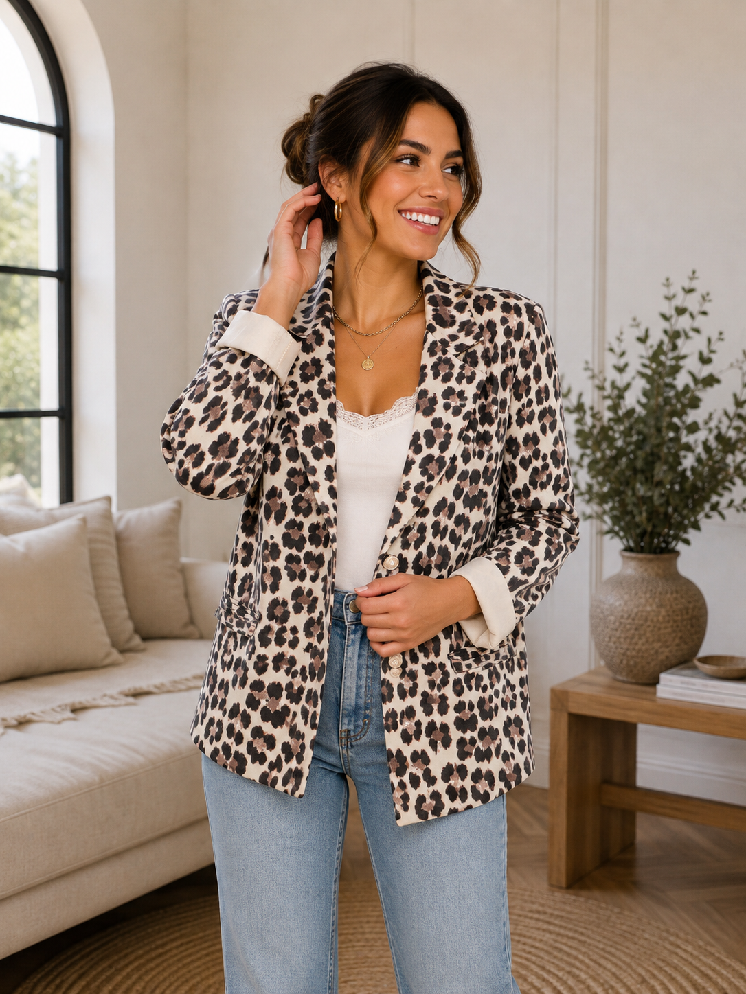 Butterstoff Blazer WILD STRUCTURE