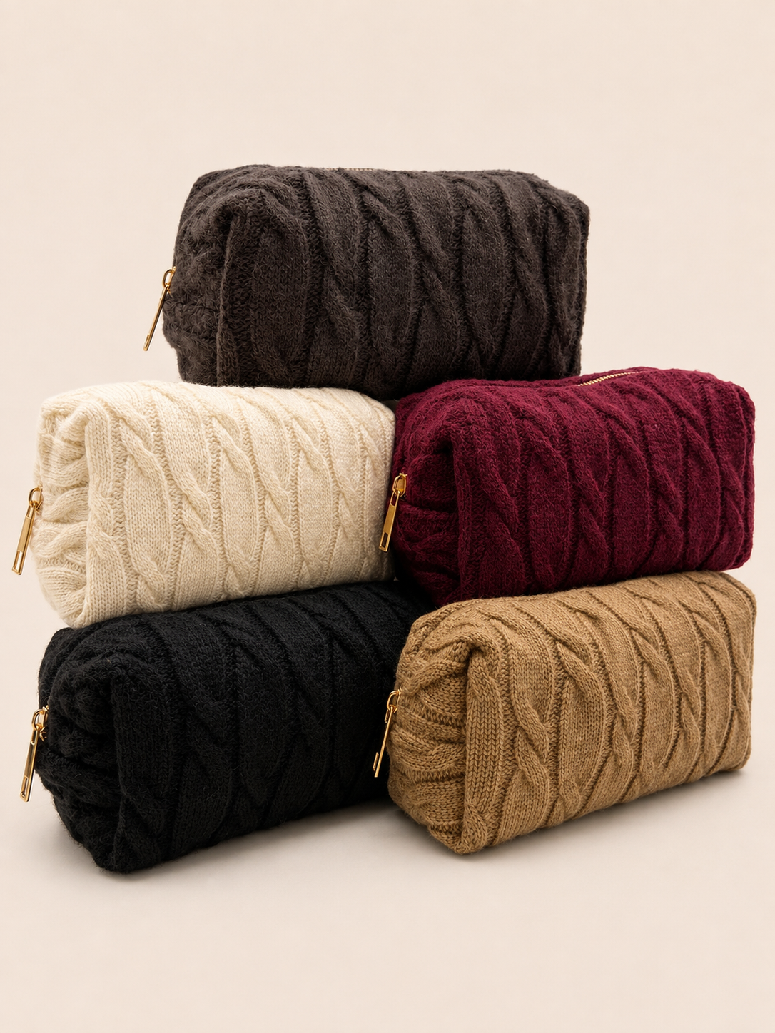 Kosmetiktasche CABLE KNIT