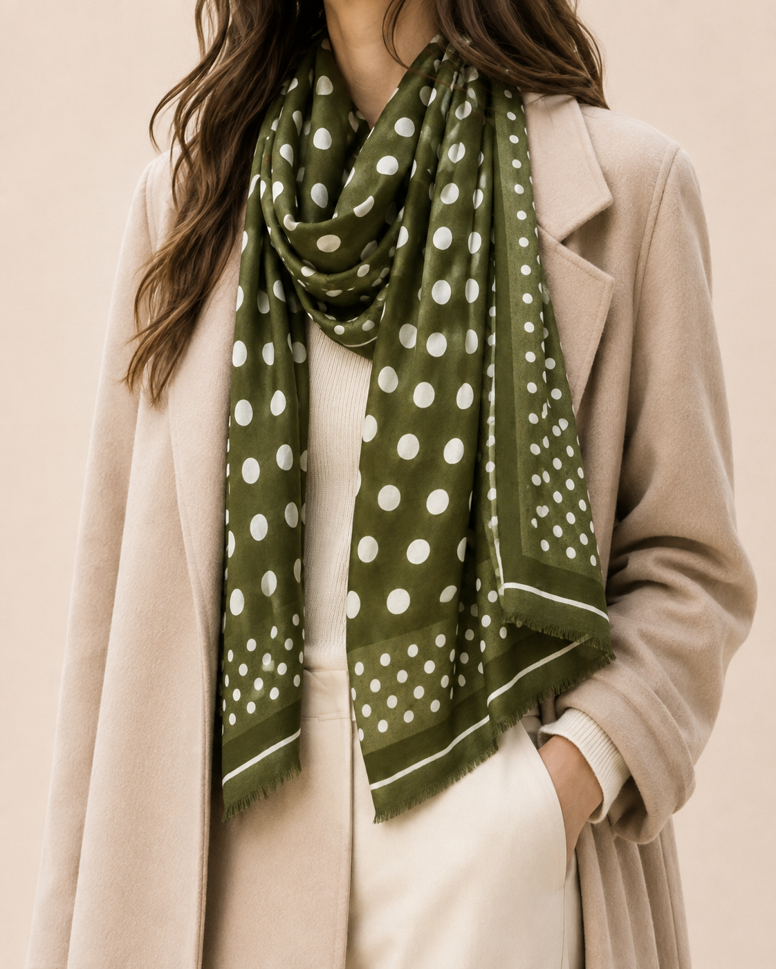 Tuch POLKA DOT FRAME