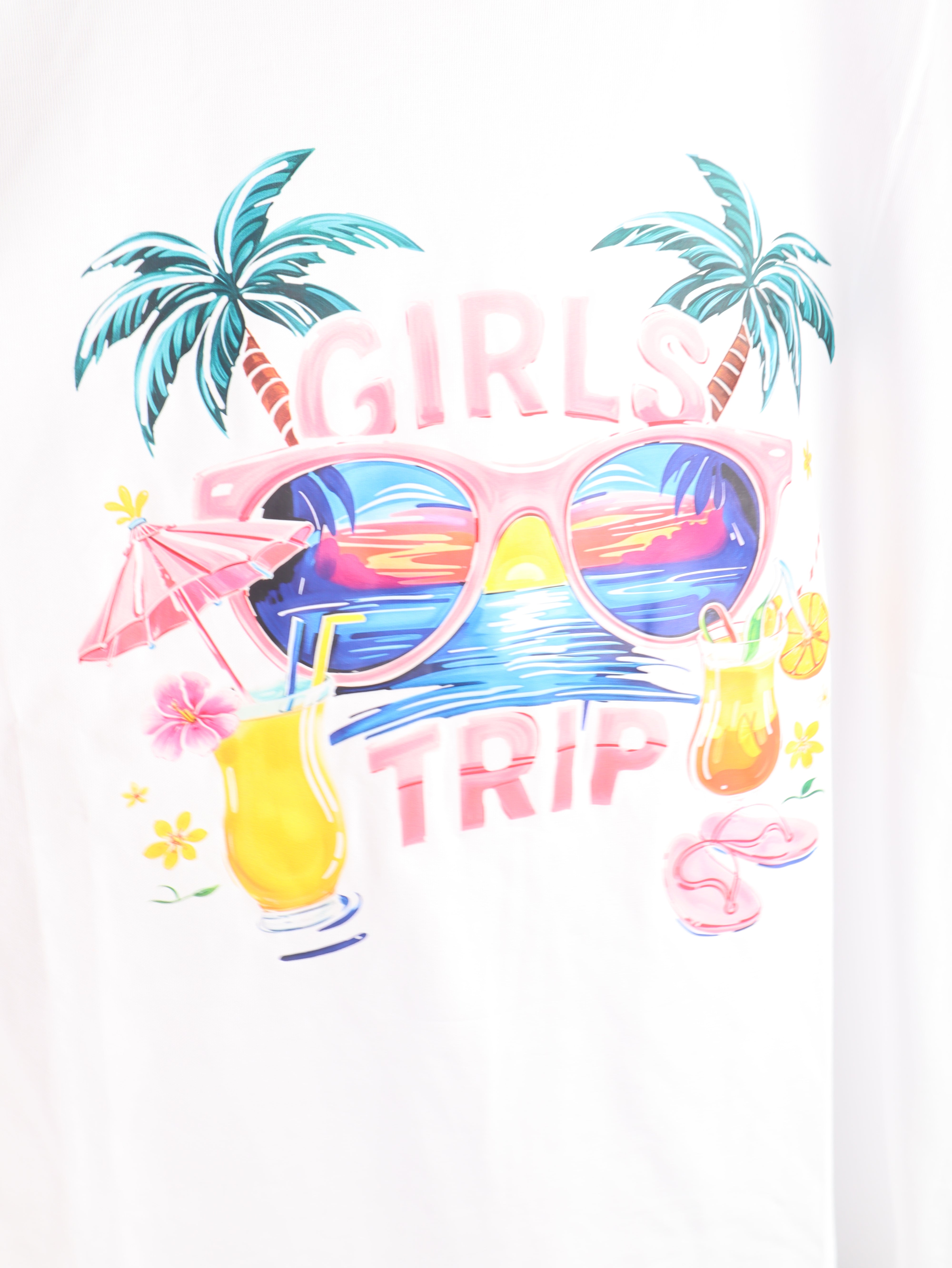 T-Shirt mit „Girls Trip“ Print