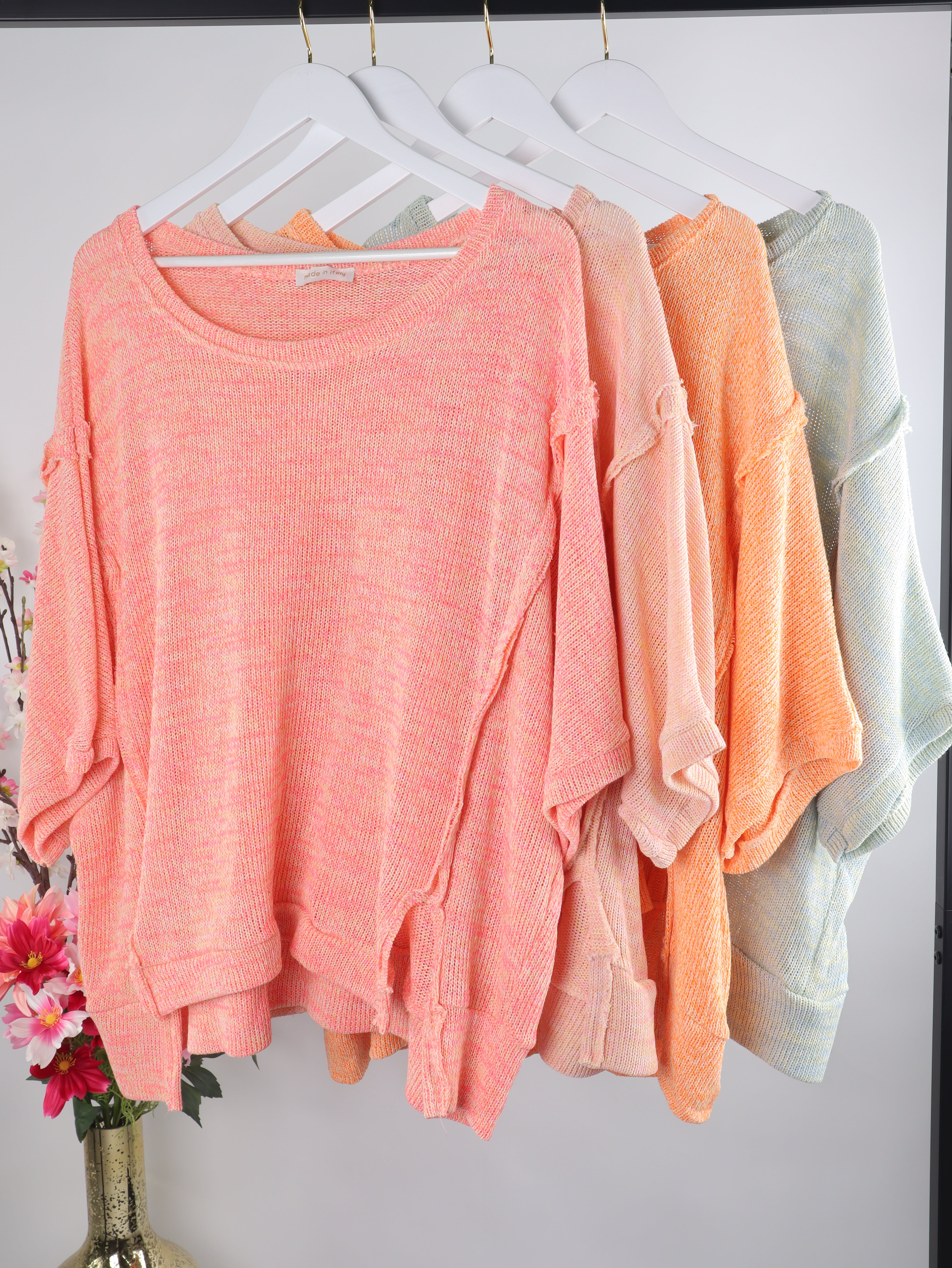 Oversize Häkelshirt