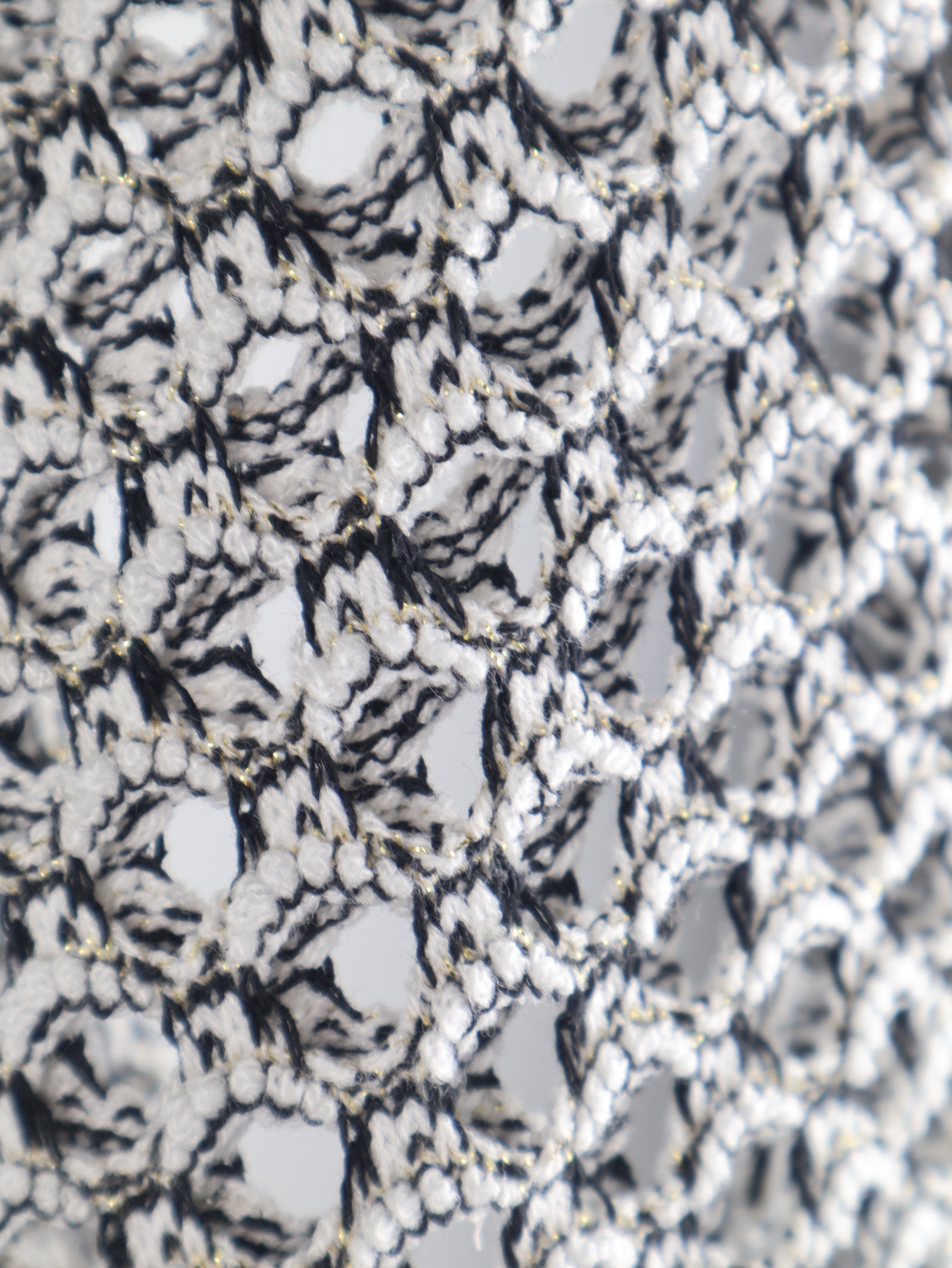 Oversize Strickkleid mit Boho Netzoptik