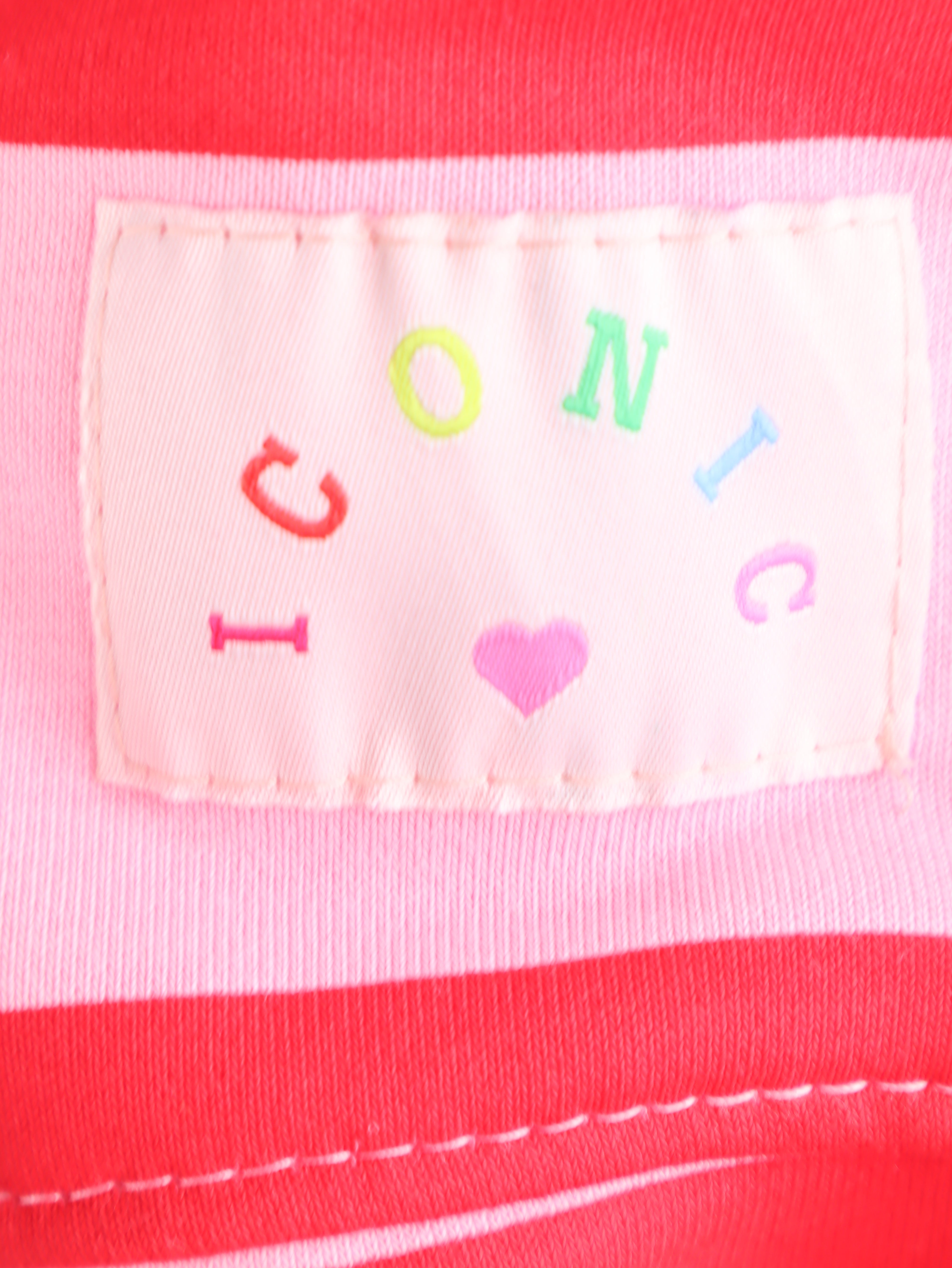 Oversized Streifen-Sweater mit ICONIC-Patch