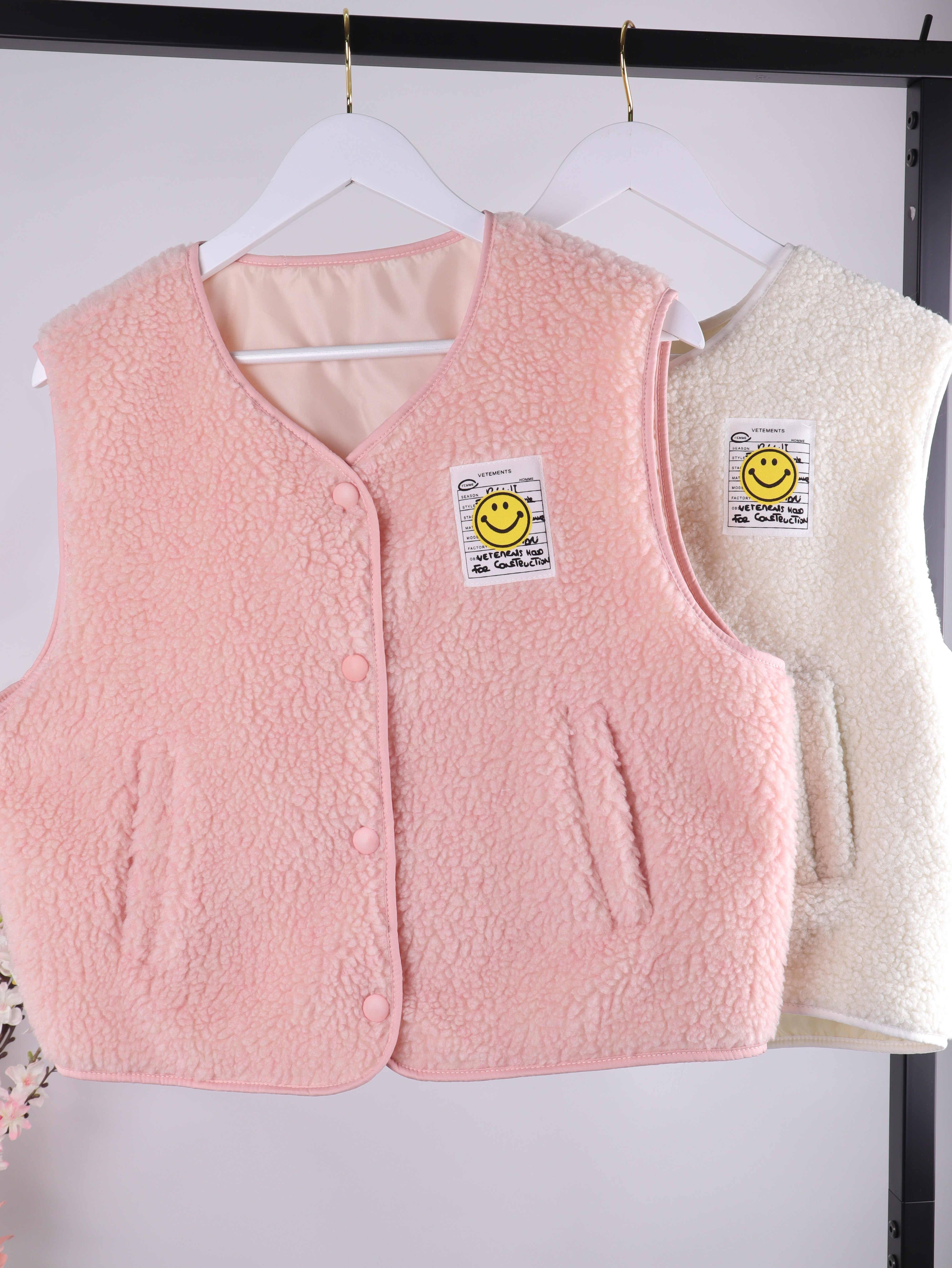 Teddy Weste SMILEY Patch