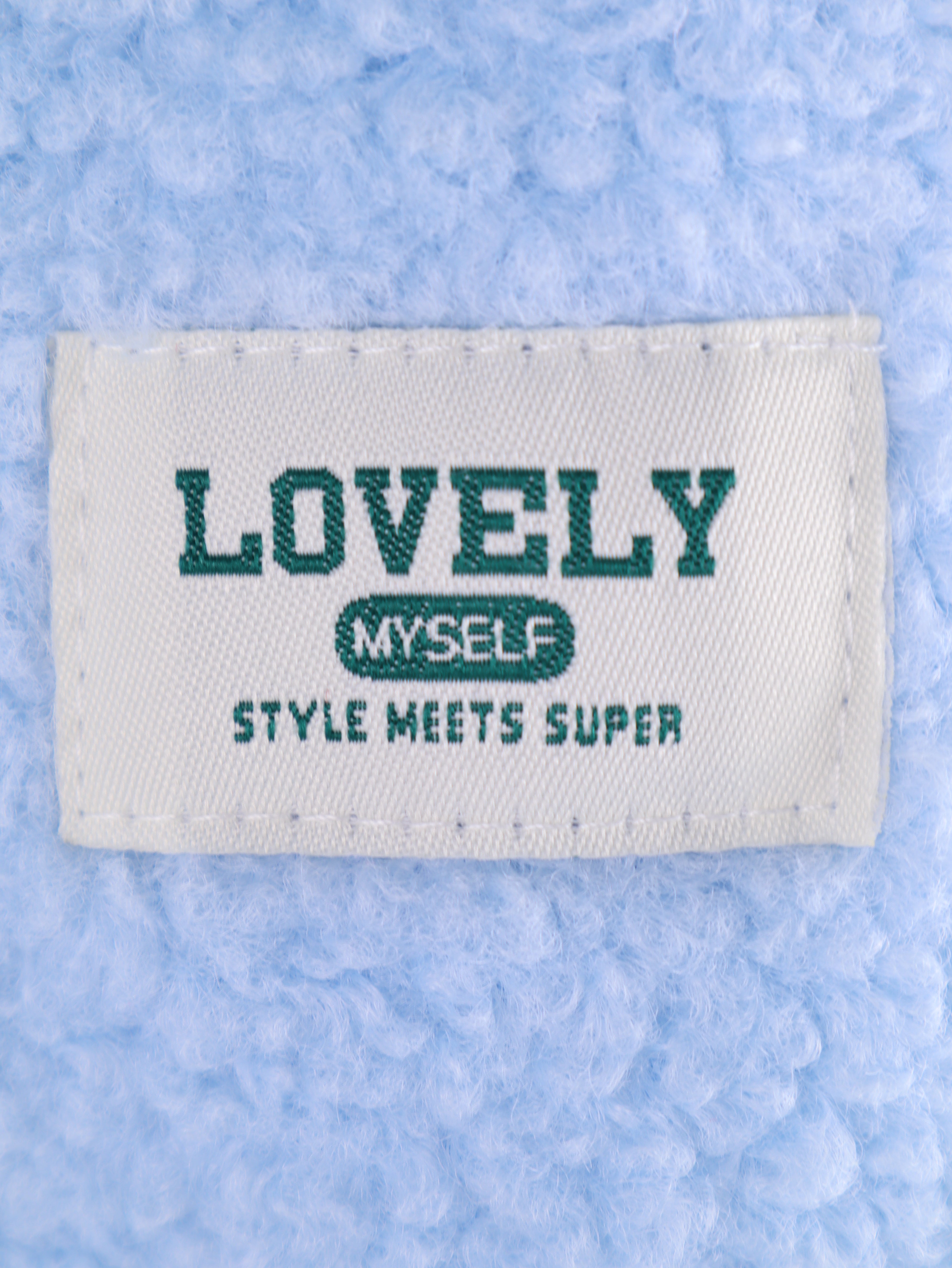Teddy Weste LOVELY Patch