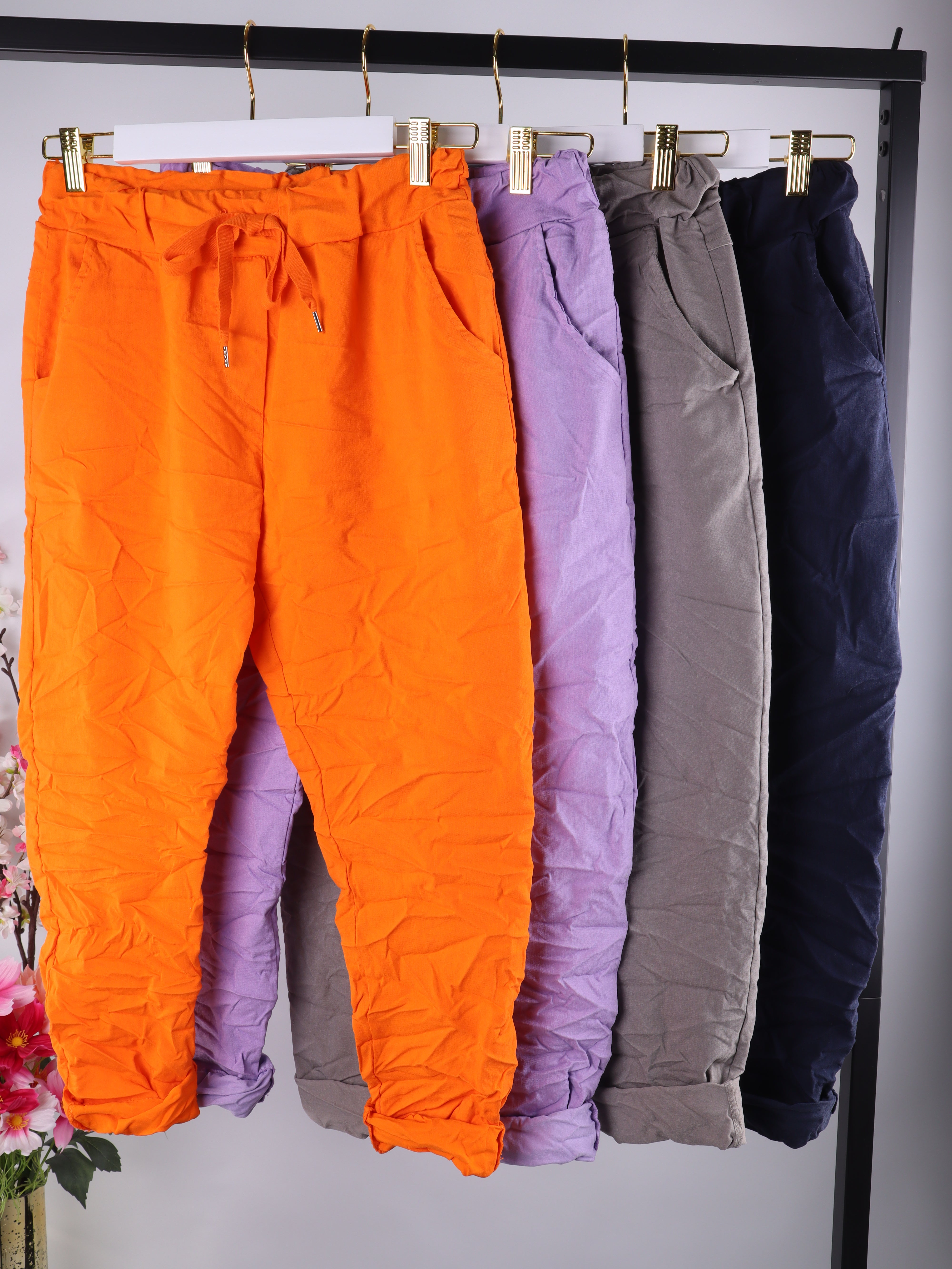 Stretch Hose mit Gummibund