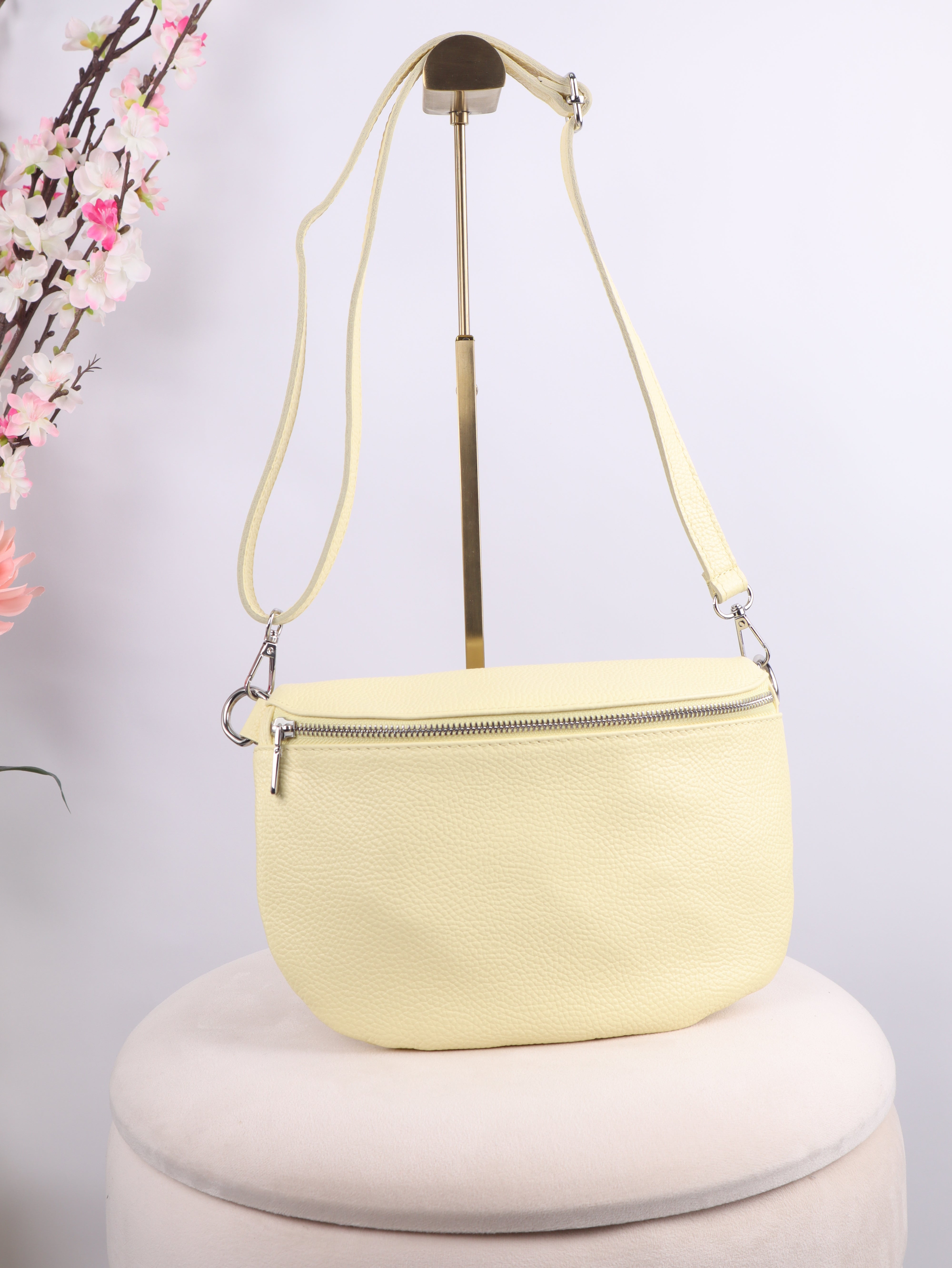 Leder Bauchtasche - ELISA - Medium