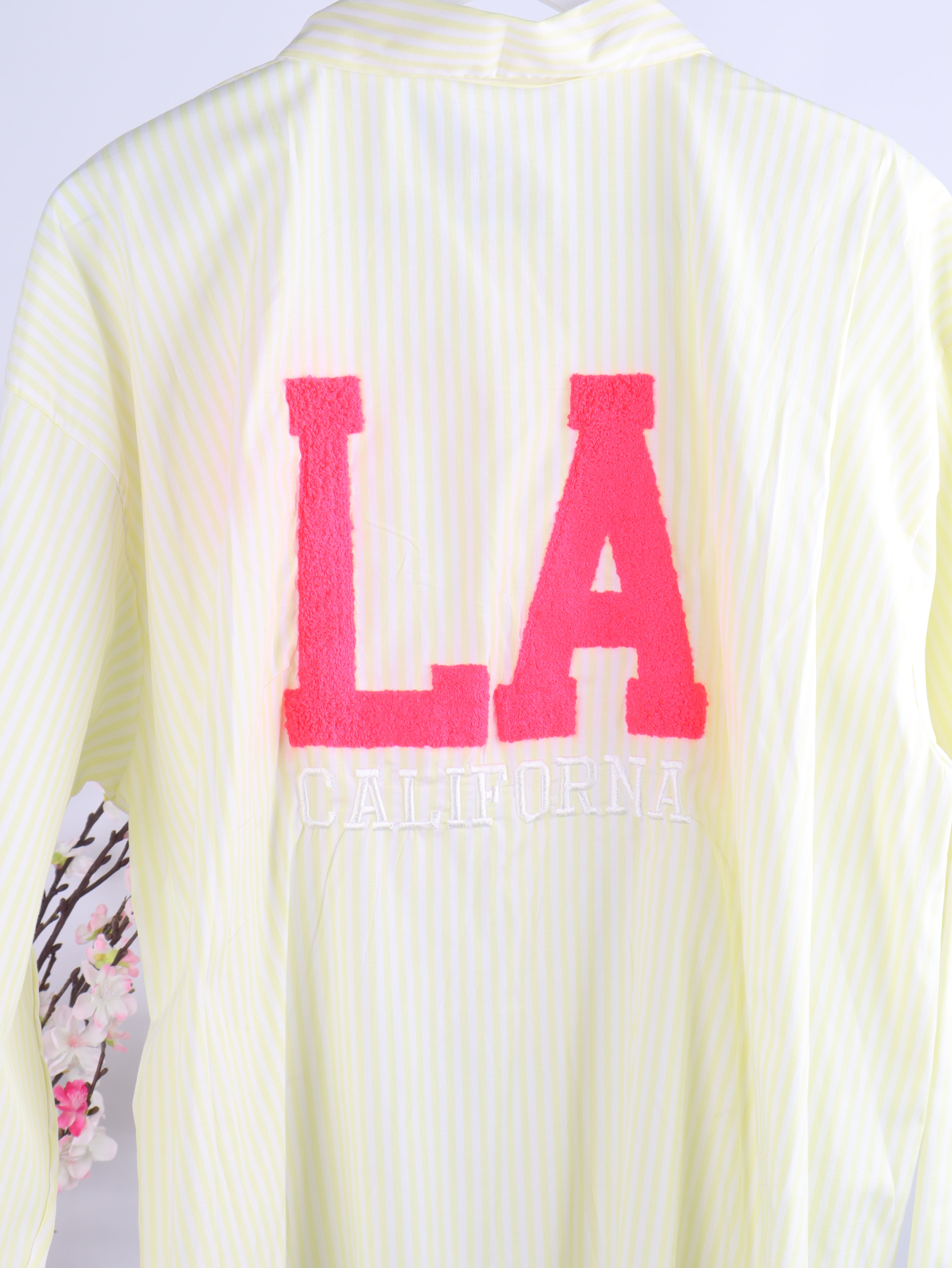 Gestreifte Oversize Hemd „LA California“