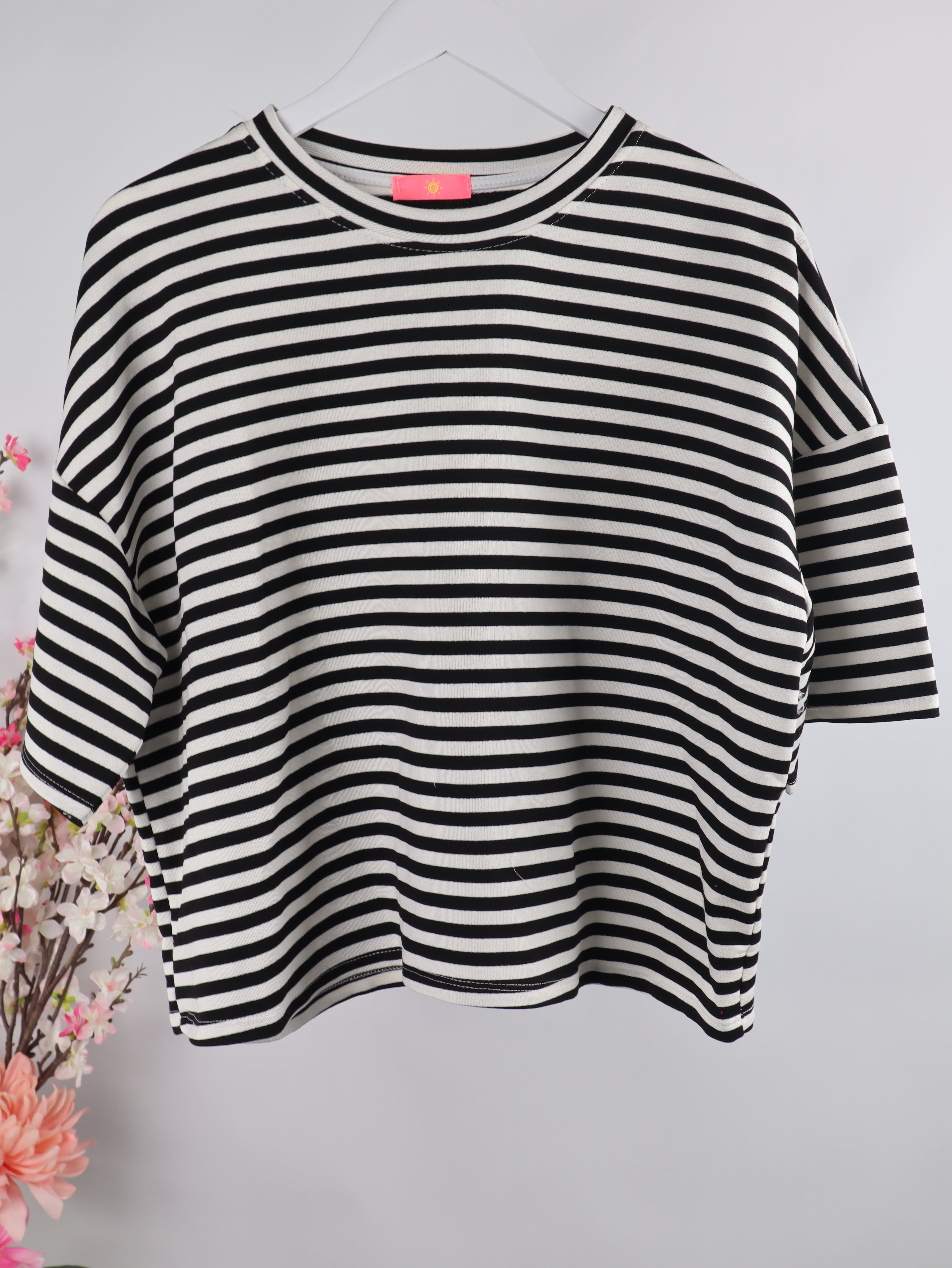 Streifenliebe Boxy-Shirt