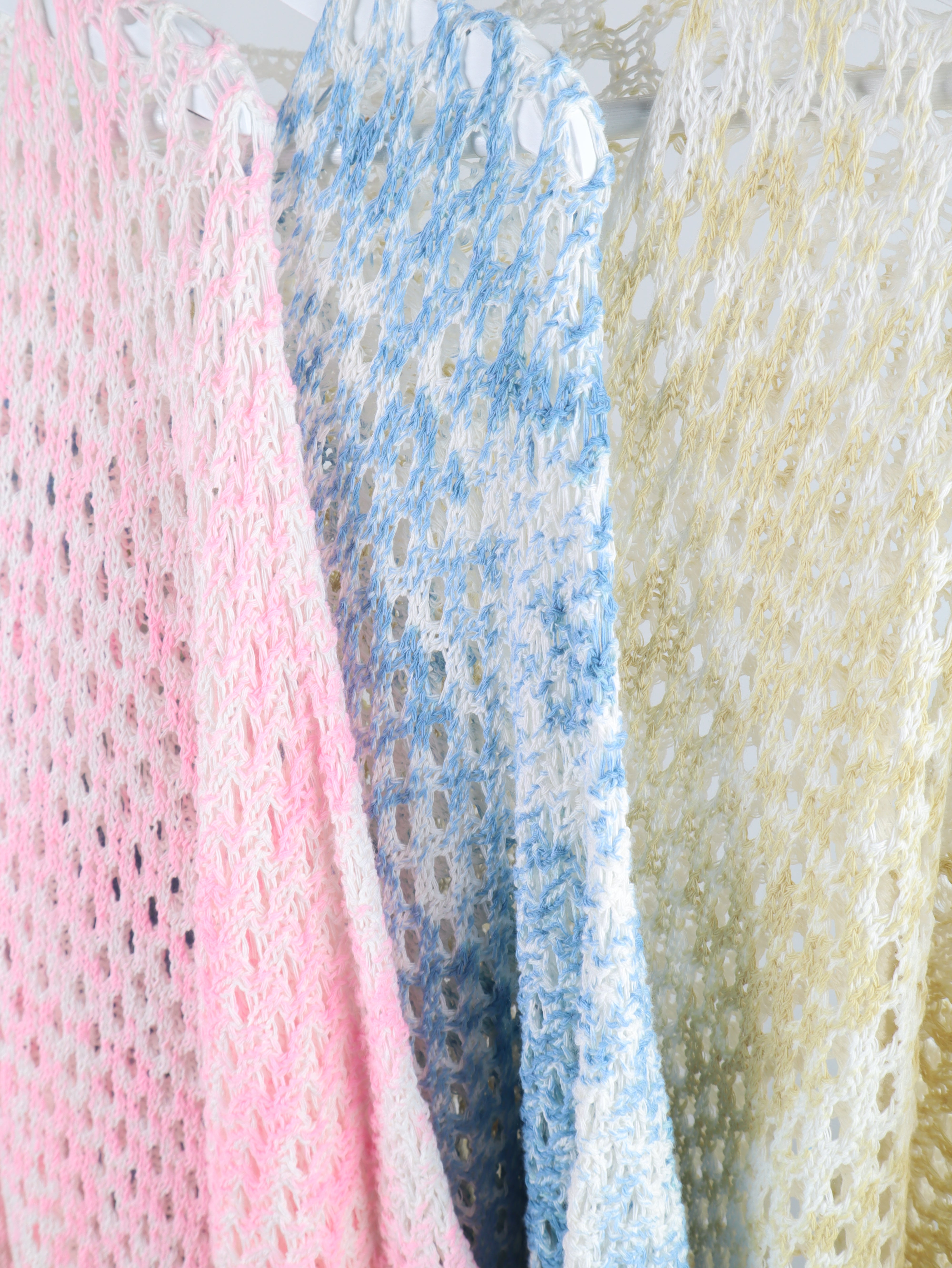 Oversize Strick-Pullover Batik