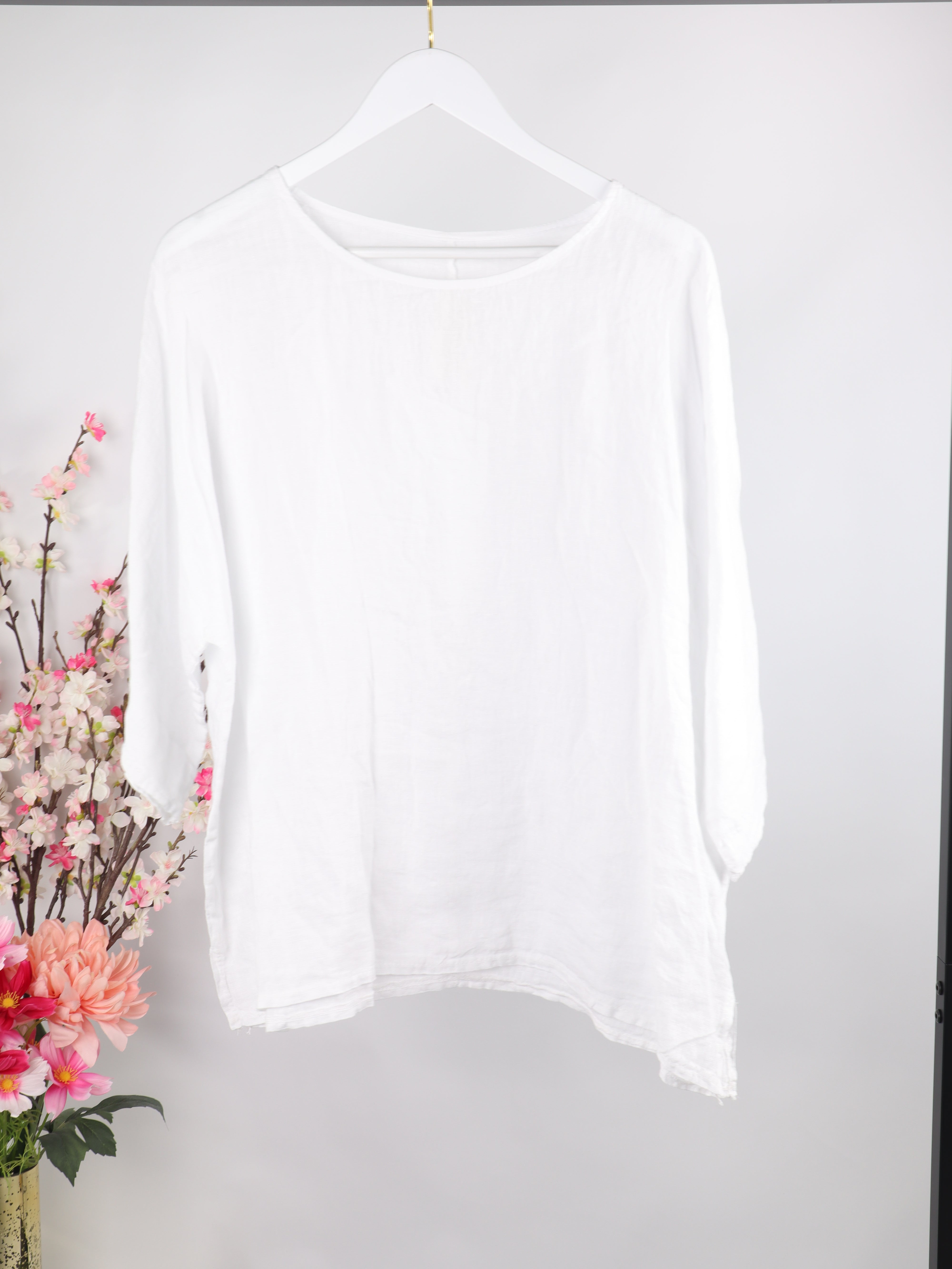 Oversize Leinenshirt