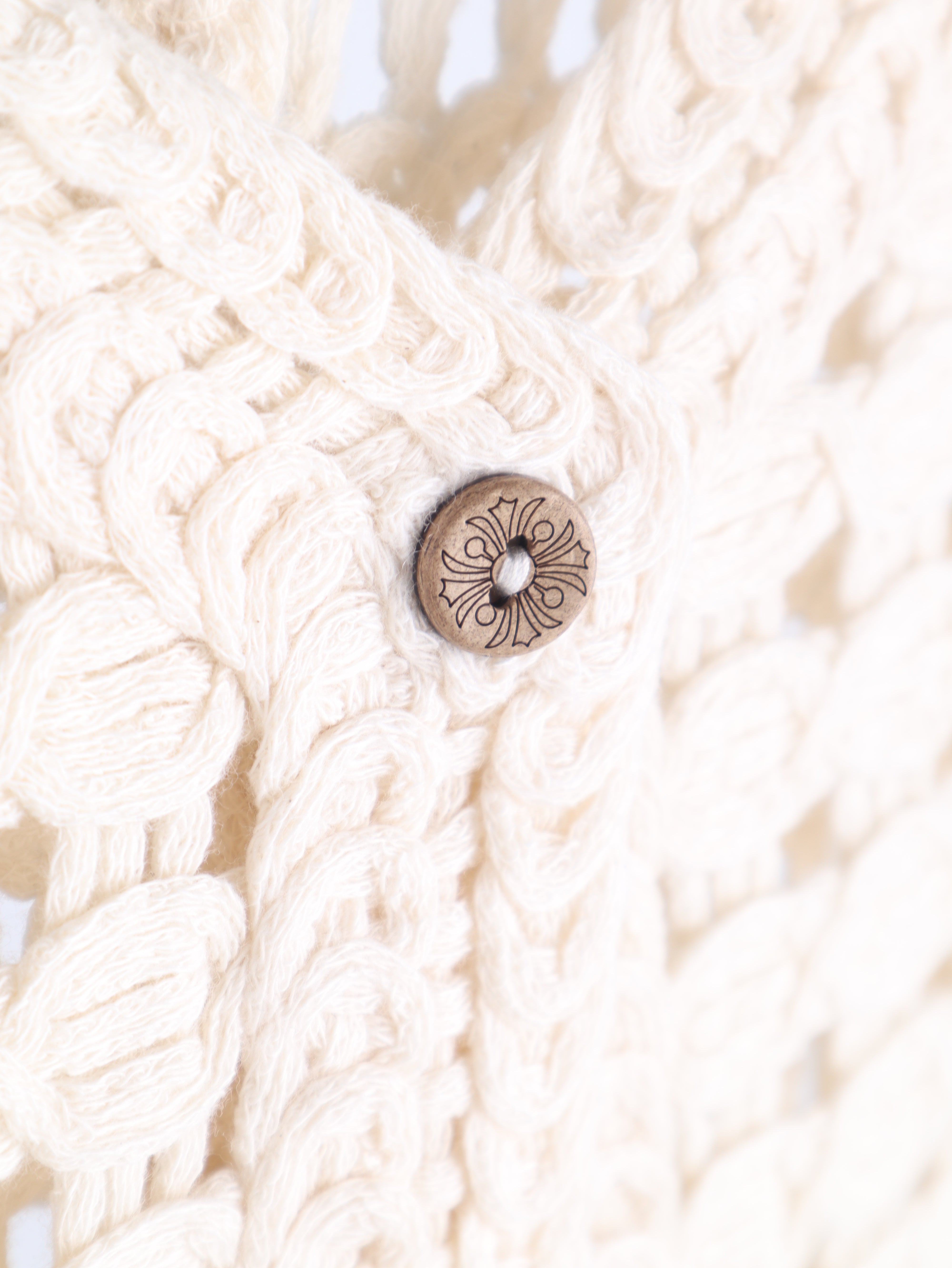 Boho Häkel-Top mit Volant