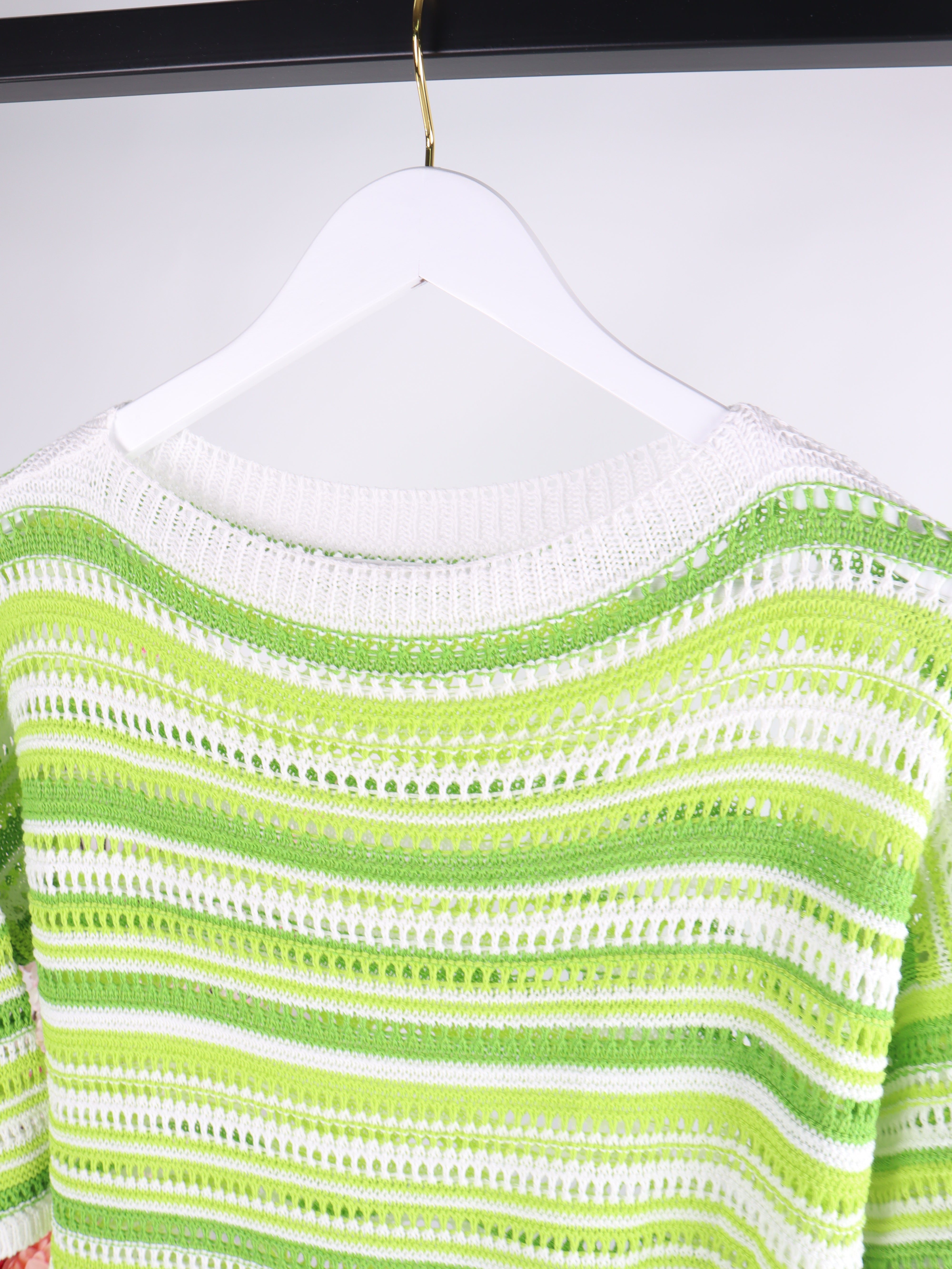 Streifen Strickshirt Multicolor