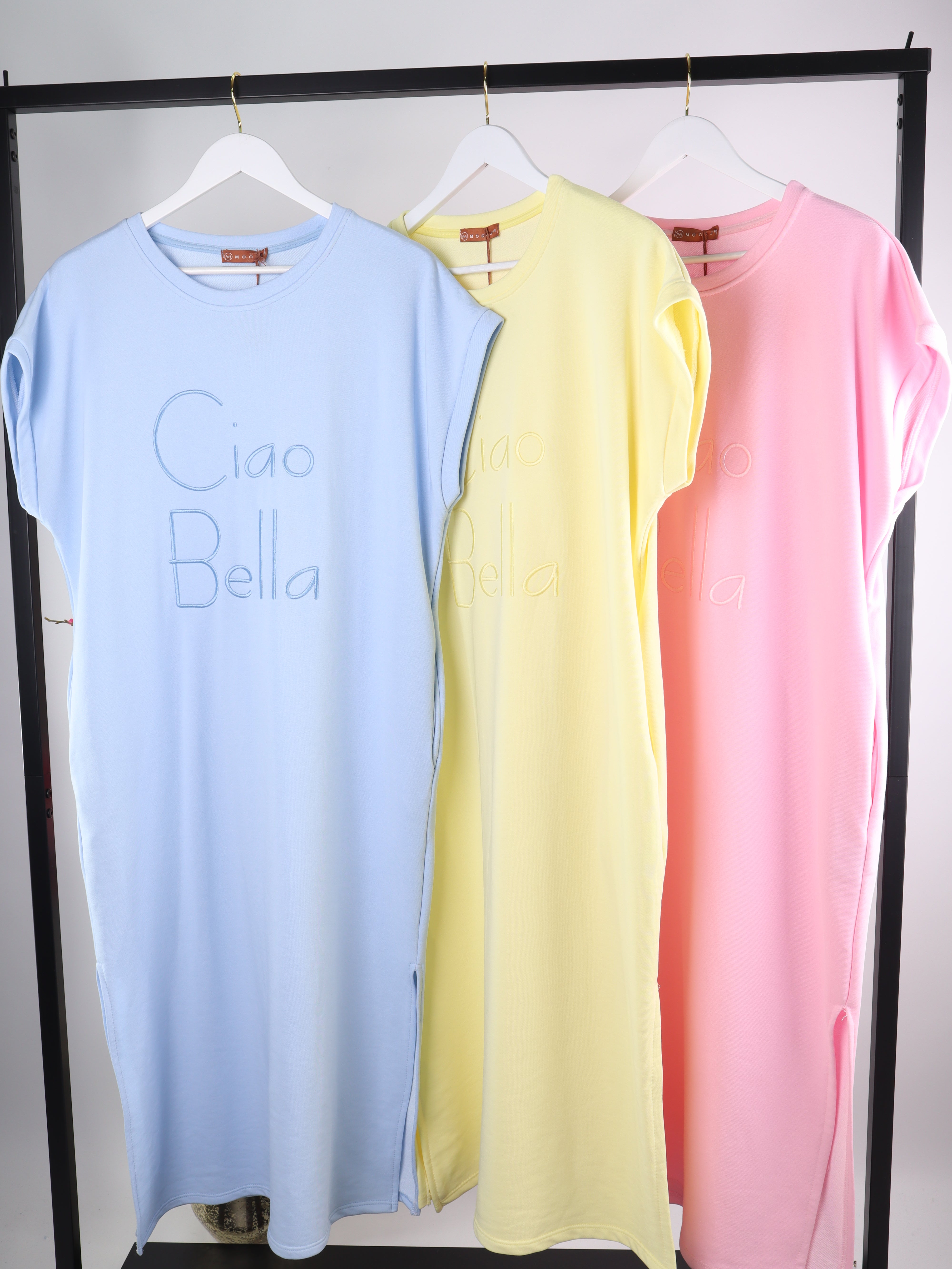 Maxi-T-Shirt Kleid "Ciao Bella"