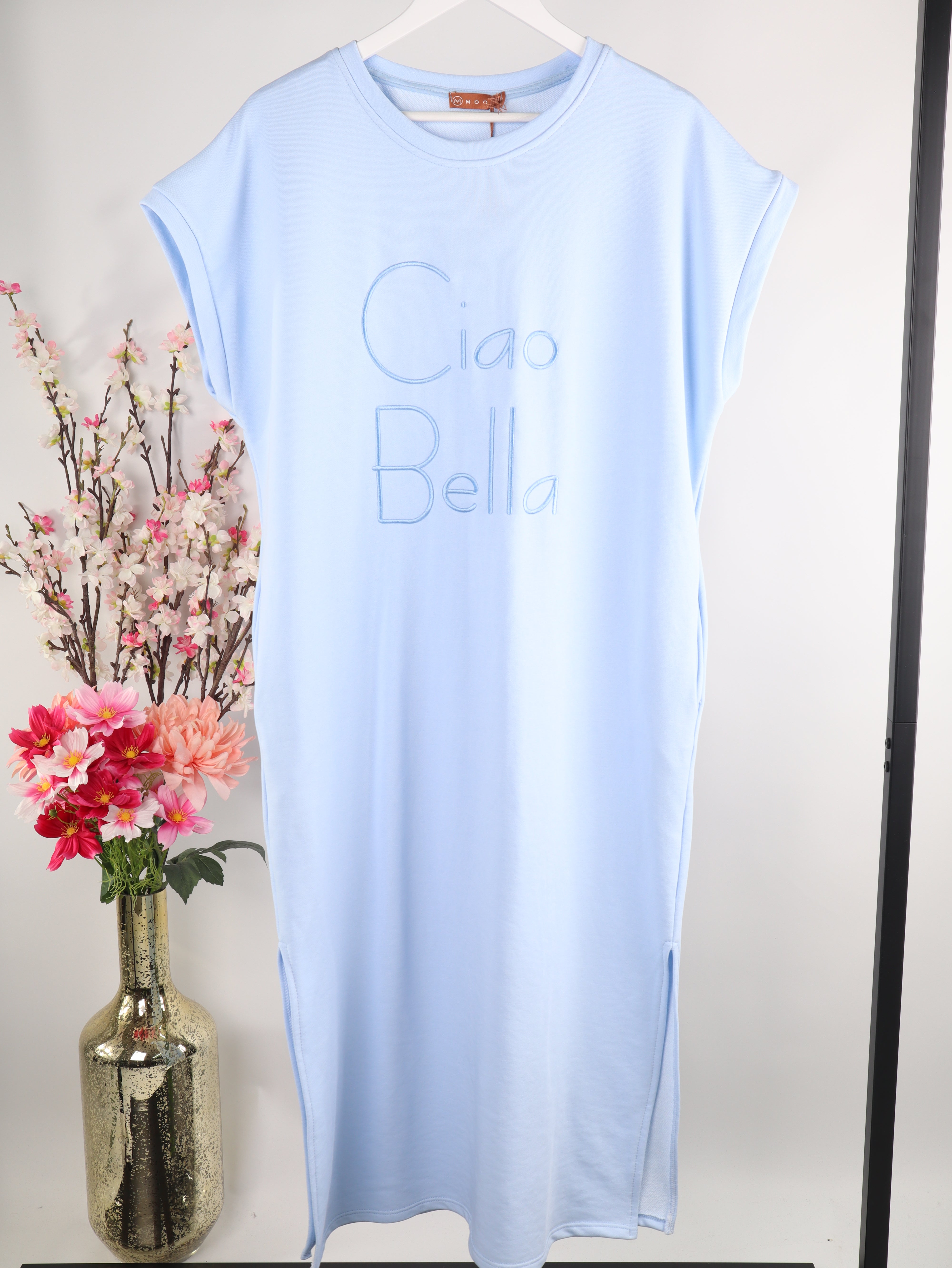 Maxi-T-Shirt Kleid "Ciao Bella"