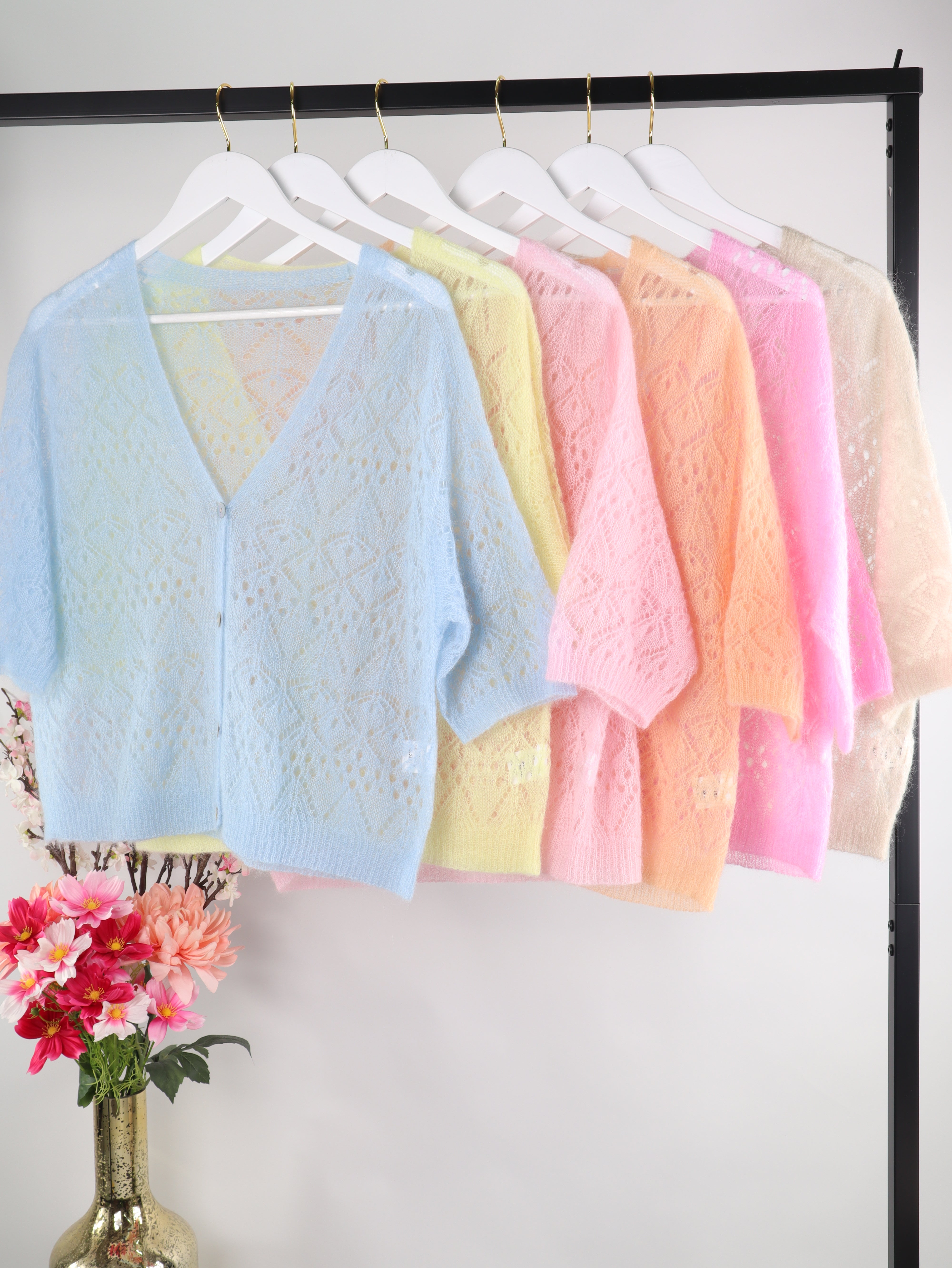 Oversized Mohair-Strickcardigan "Cloud"