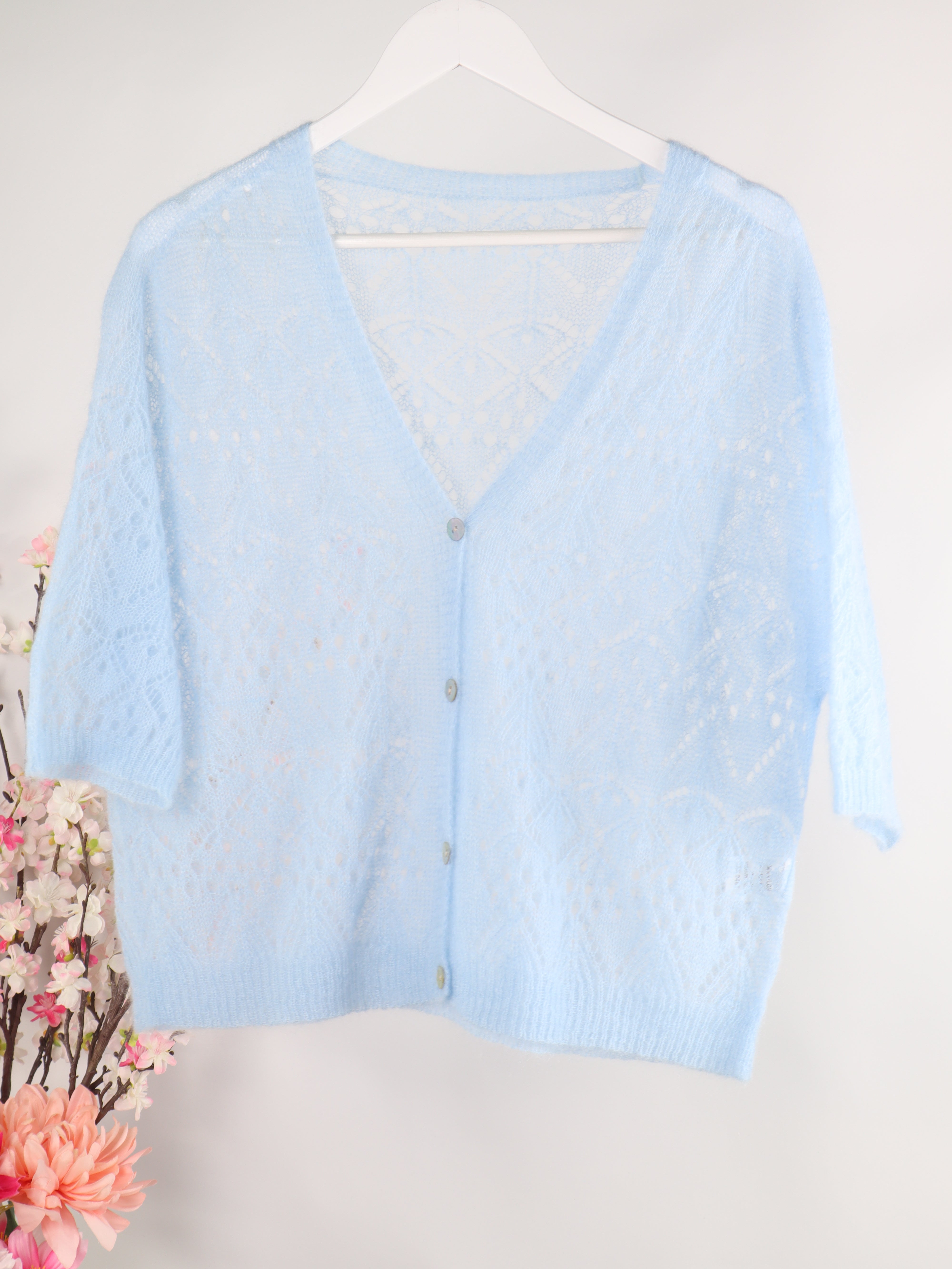 Oversized Mohair-Strickcardigan "Cloud"