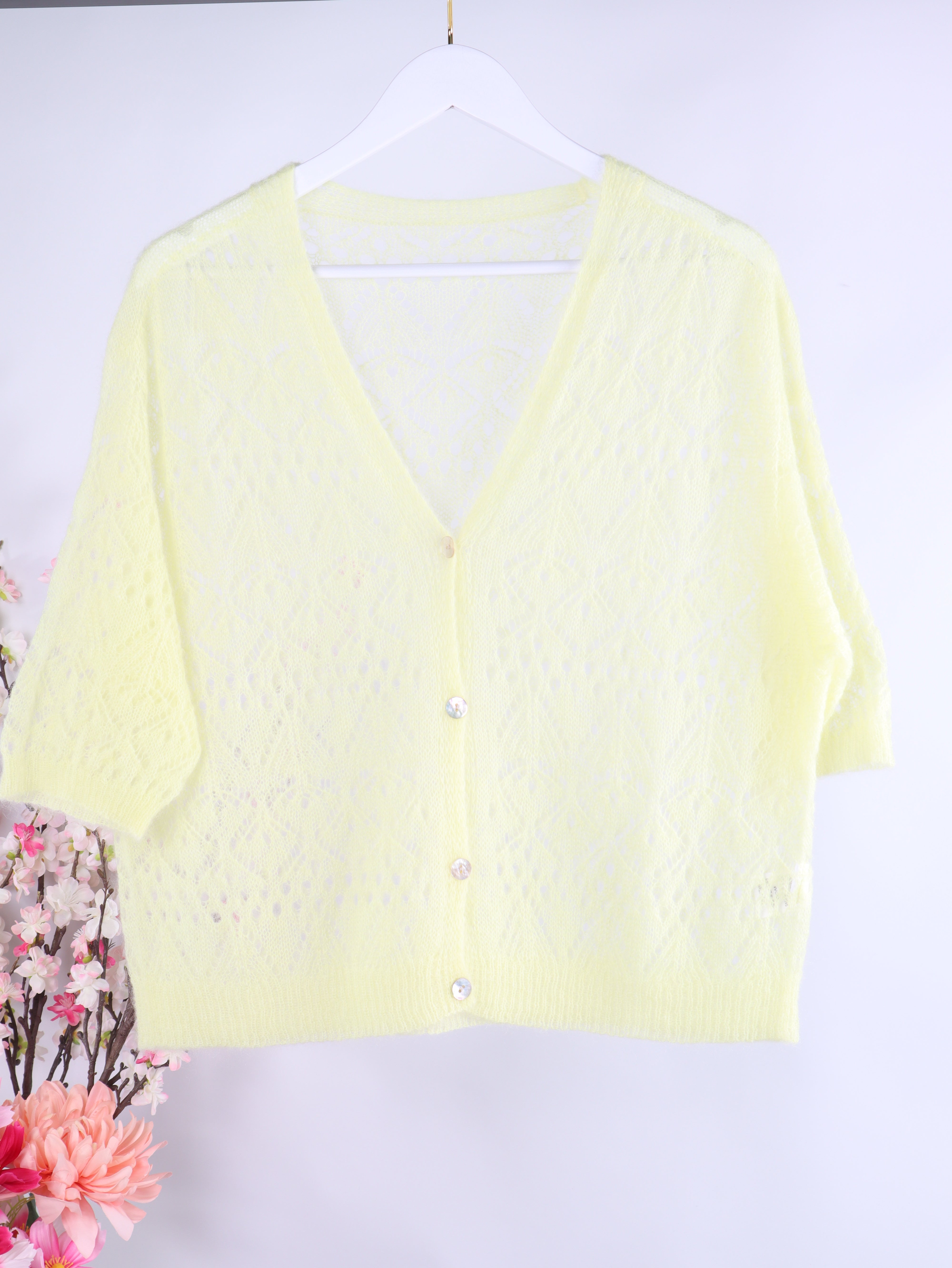Oversized Mohair-Strickcardigan "Cloud"
