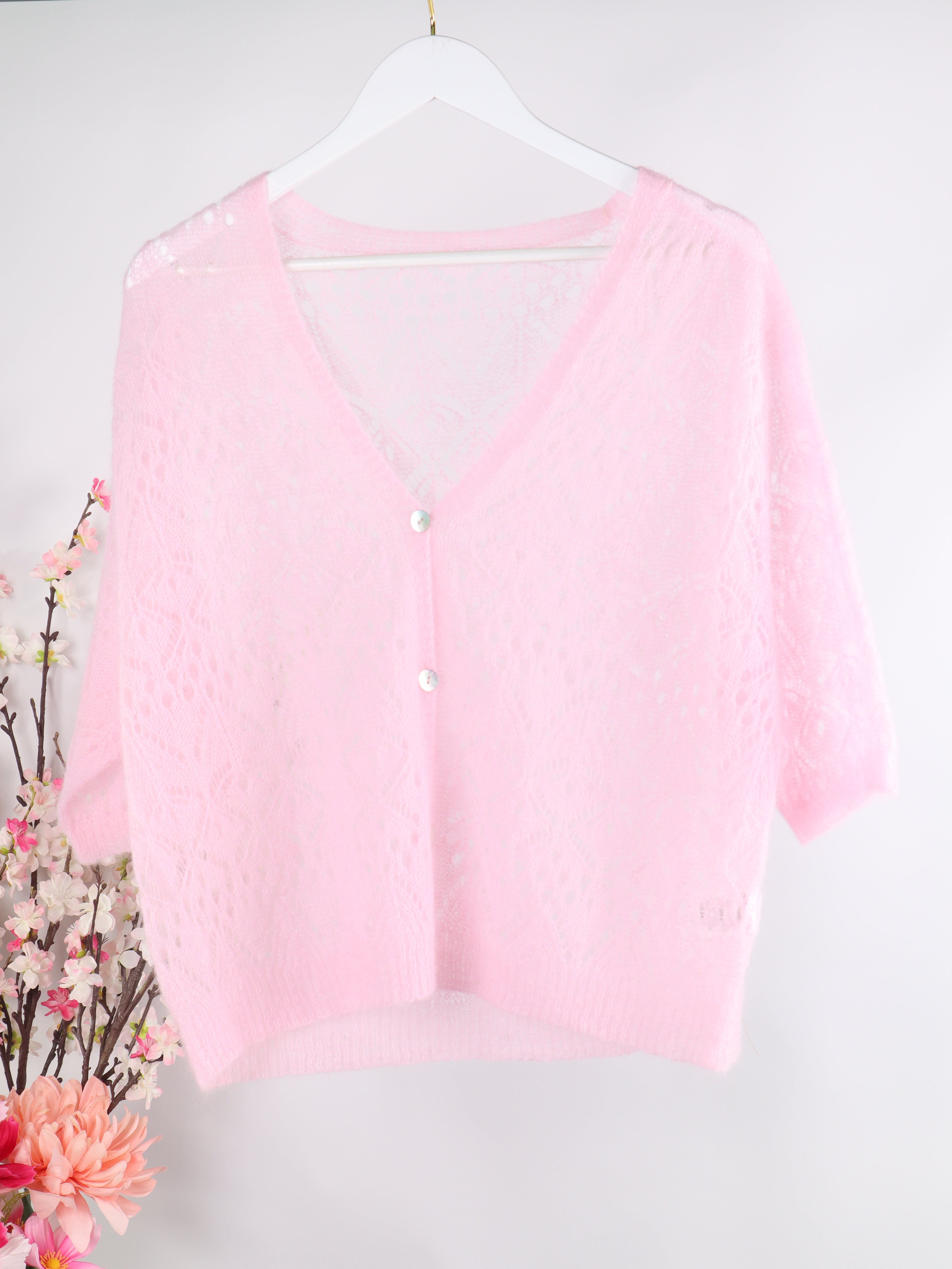 Oversized Mohair-Strickcardigan "Cloud"