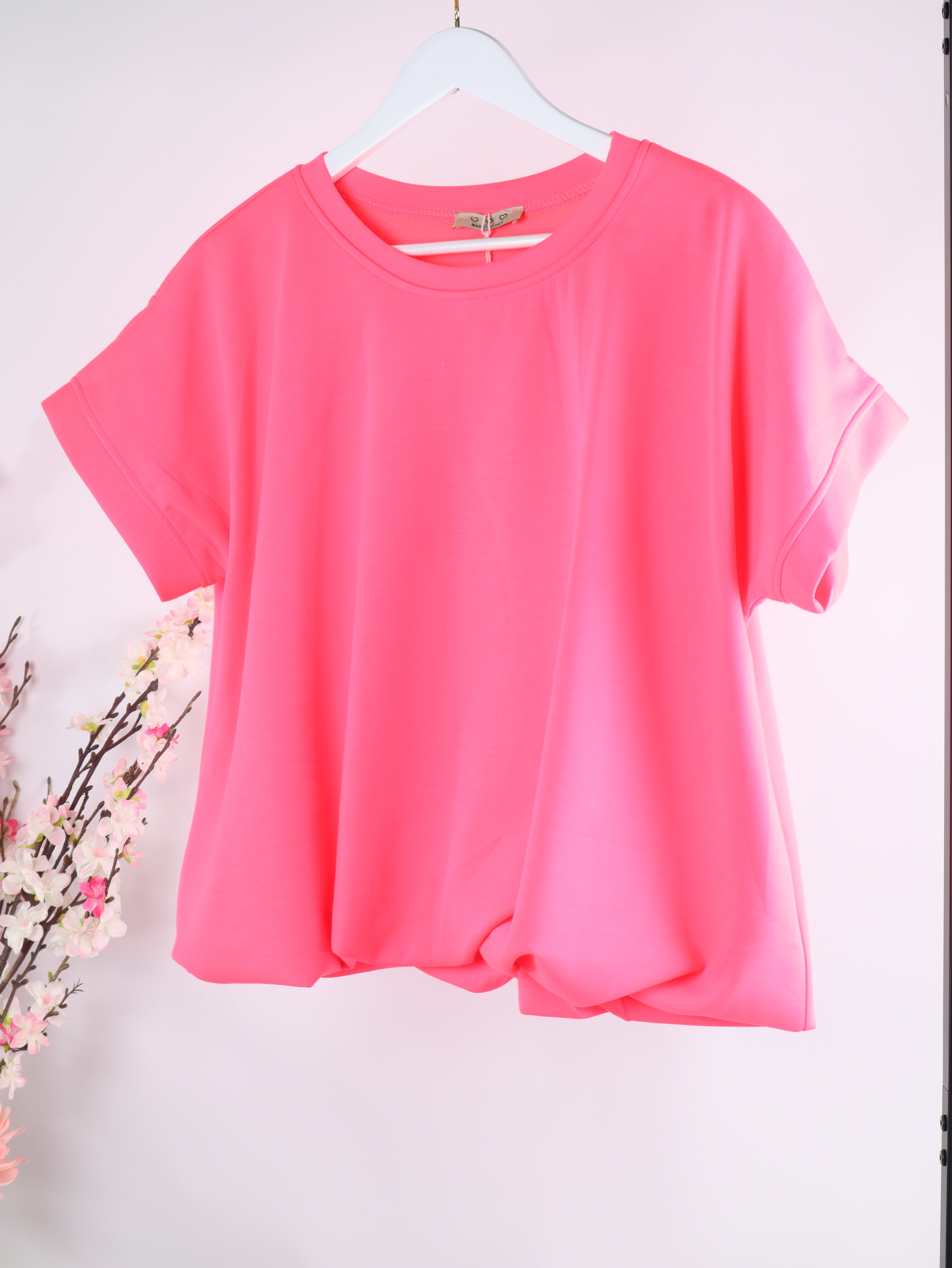 Oversize kurzarm Sweatshirt „Butter Soft“