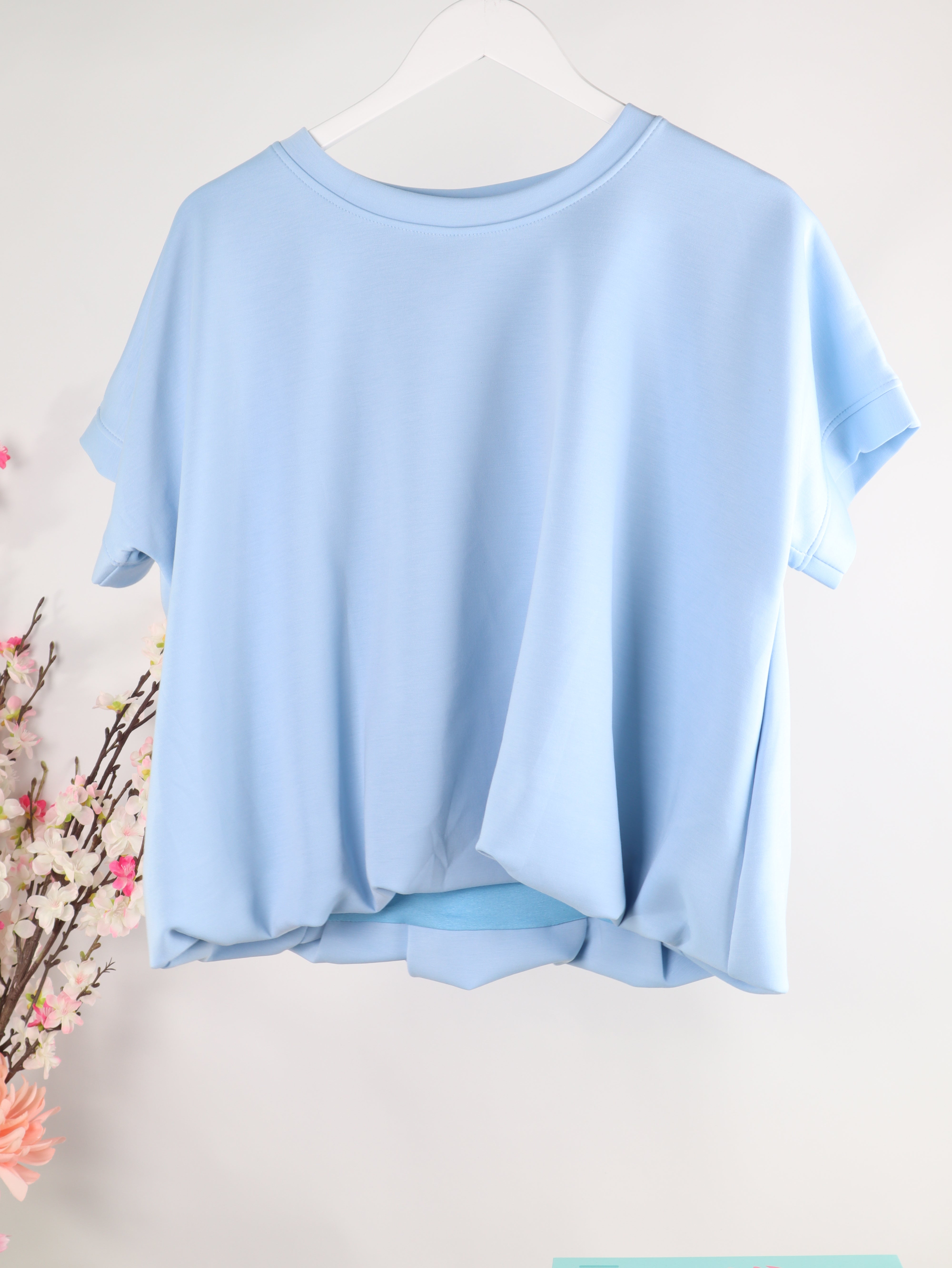 Oversize kurzarm Sweatshirt „Butter Soft“