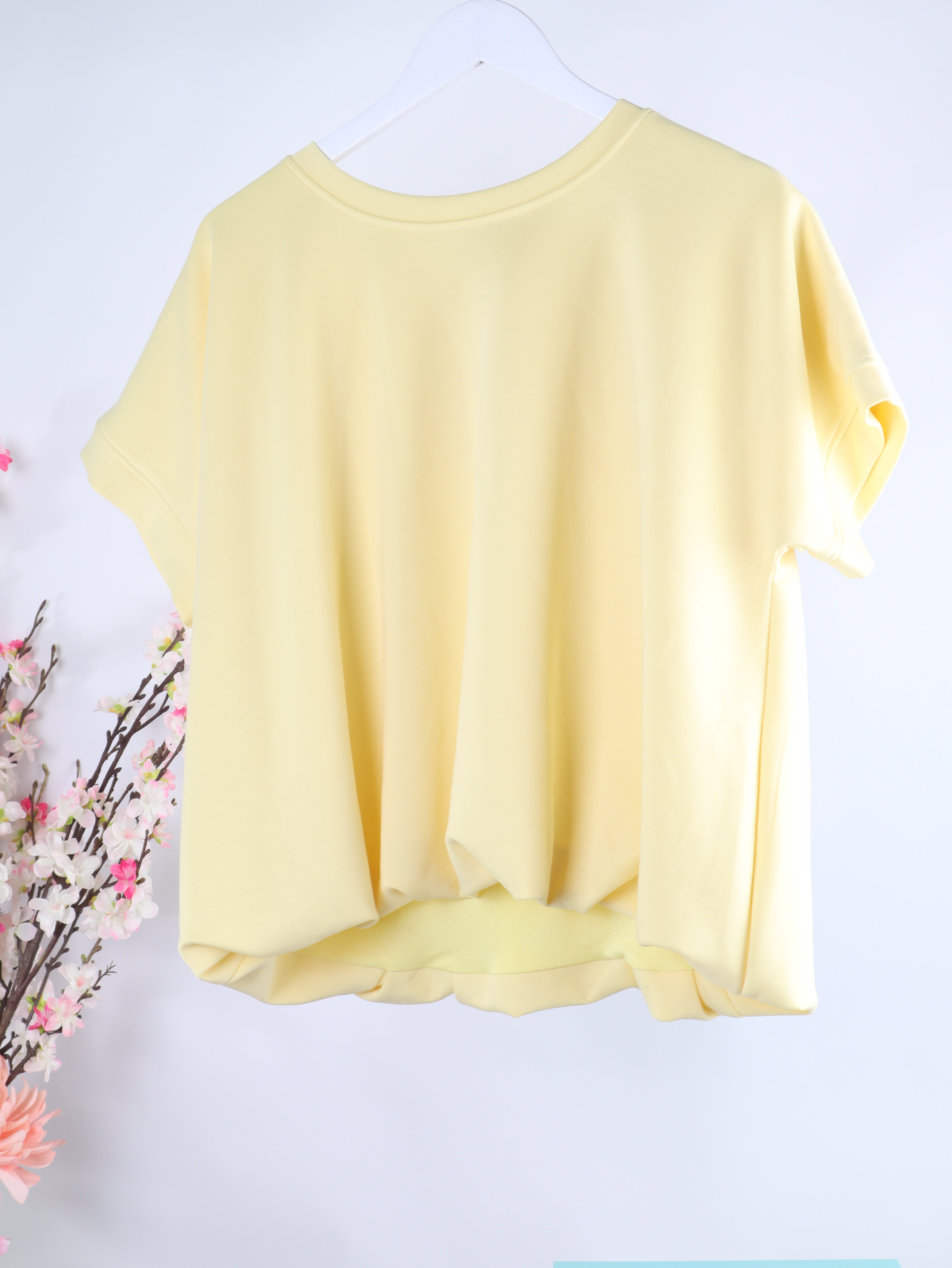 Oversize kurzarm Sweatshirt „Butter Soft“