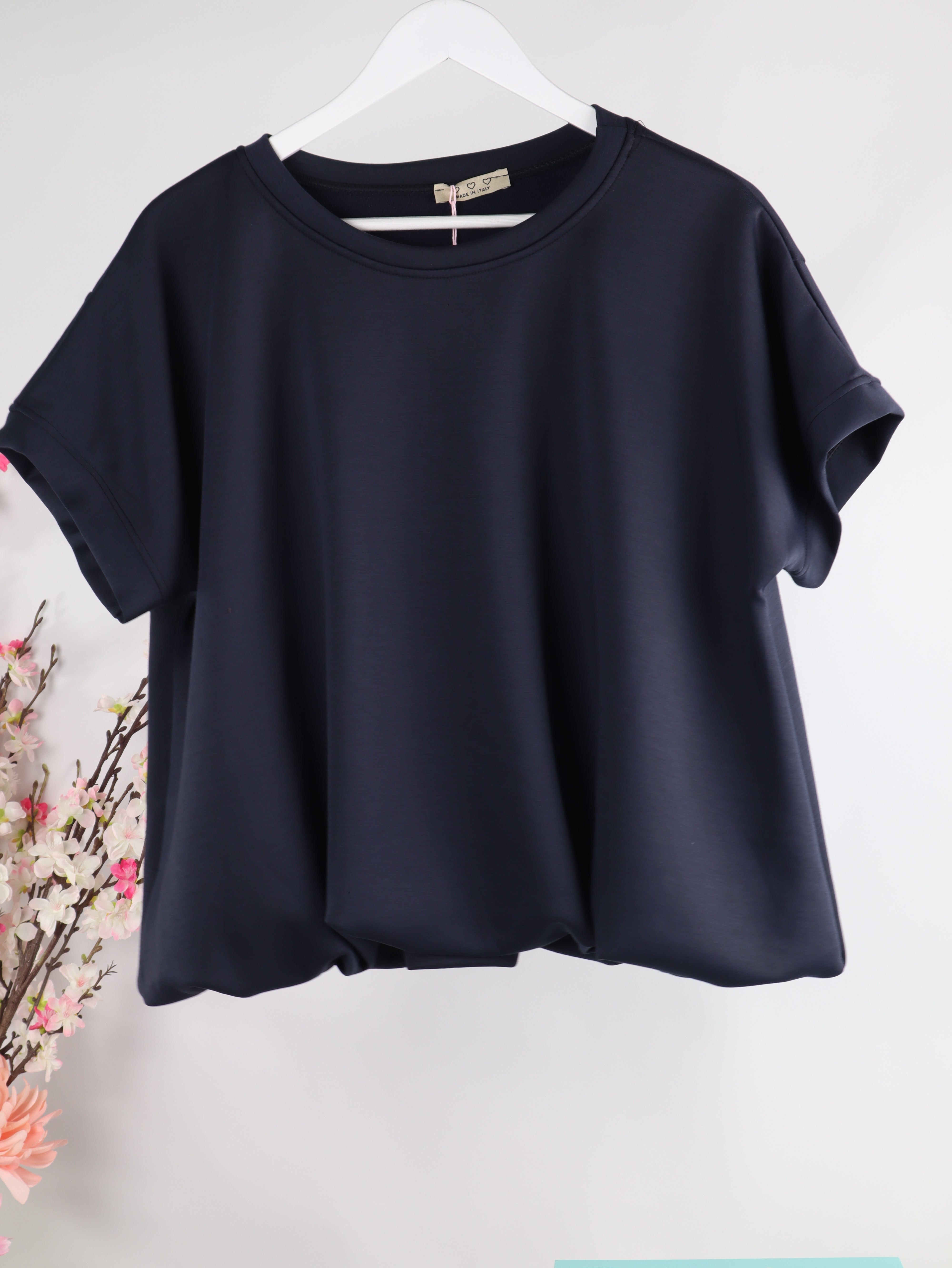 Oversize kurzarm Sweatshirt „Butter Soft“