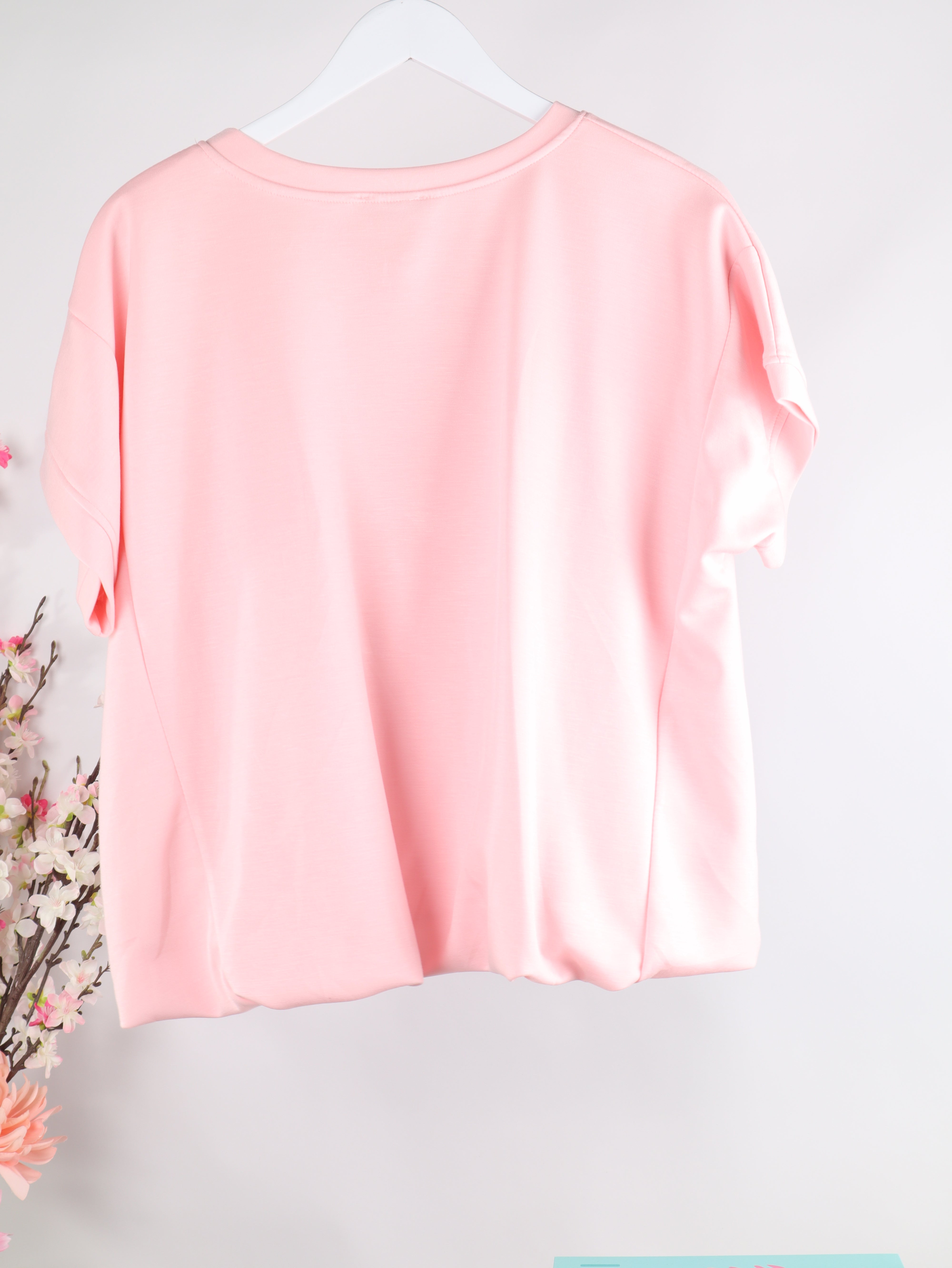 Oversize kurzarm Sweatshirt „Butter Soft“
