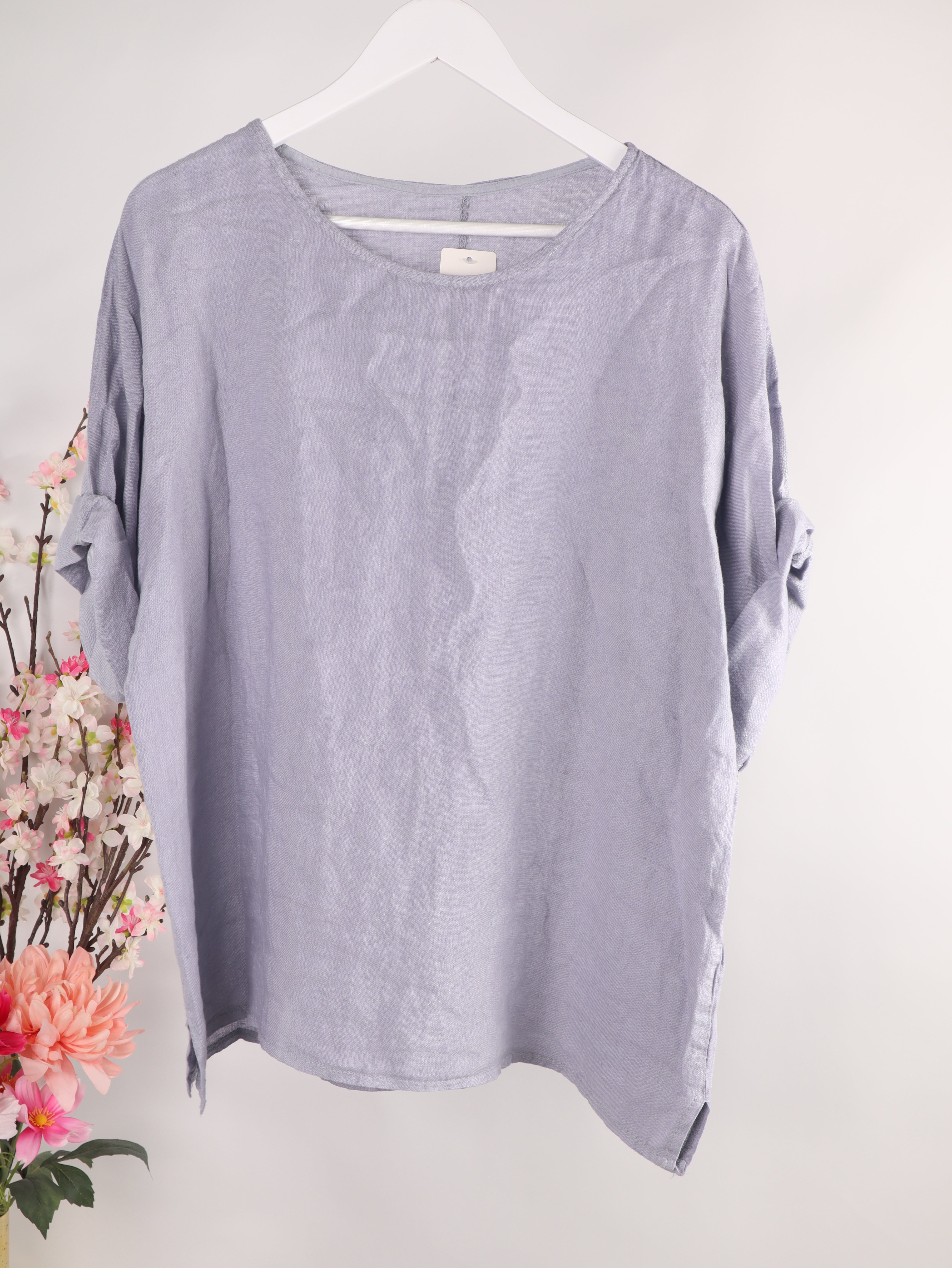 Oversize Leinenshirt