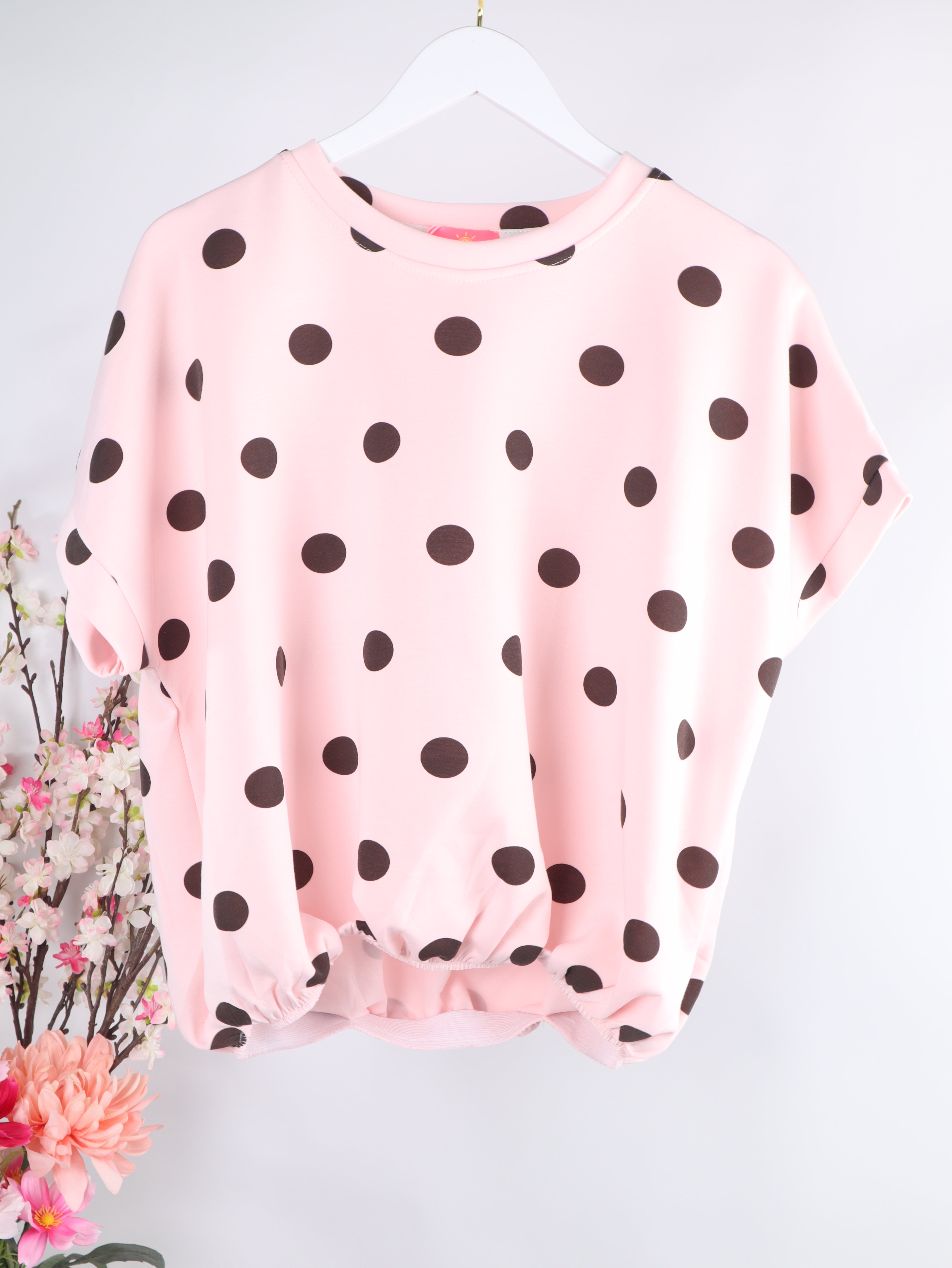 Oversize Ballon-Shirt "Butter Polka Dot"