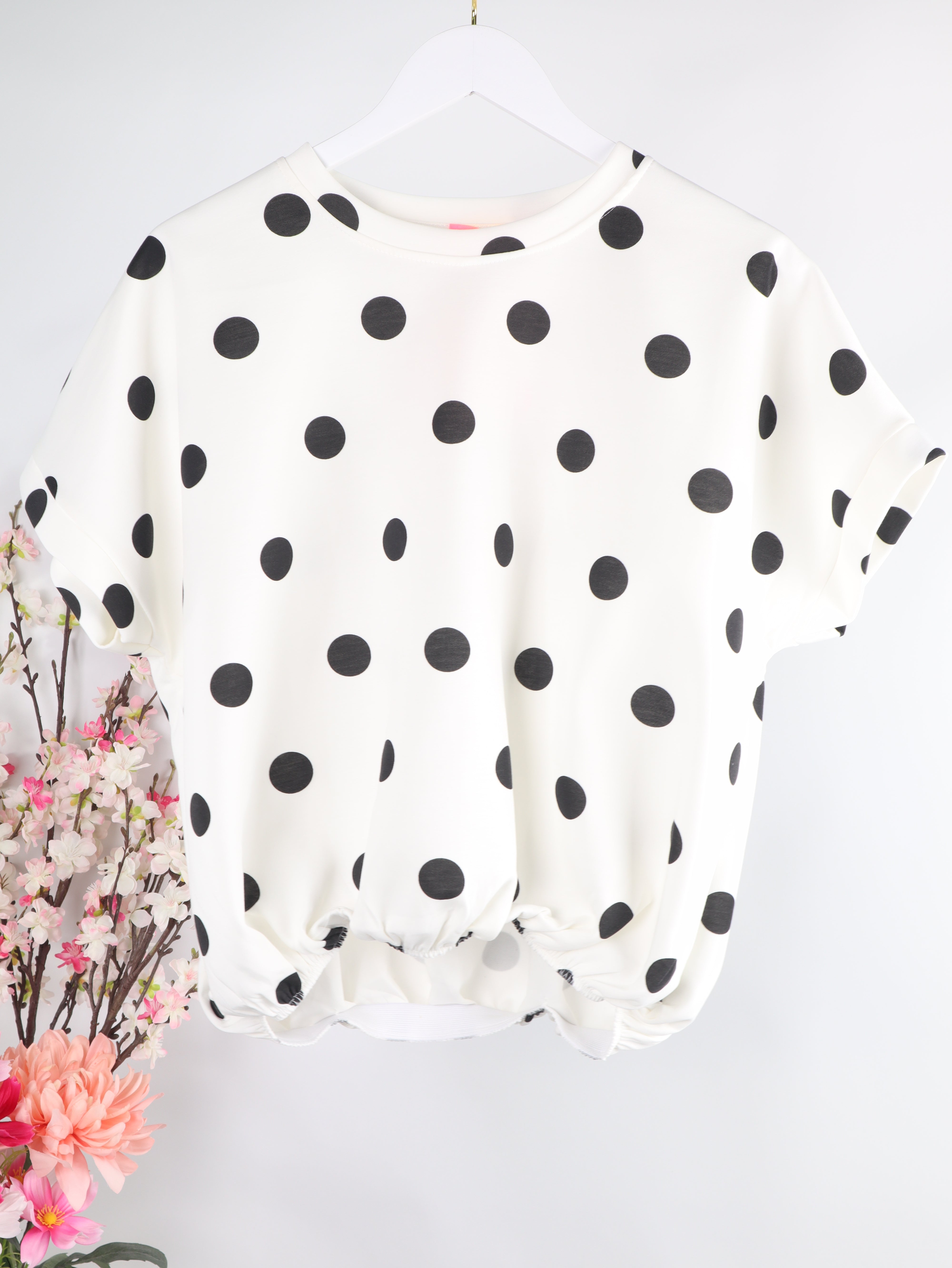 Oversize Ballon-Shirt "Butter Polka Dot"
