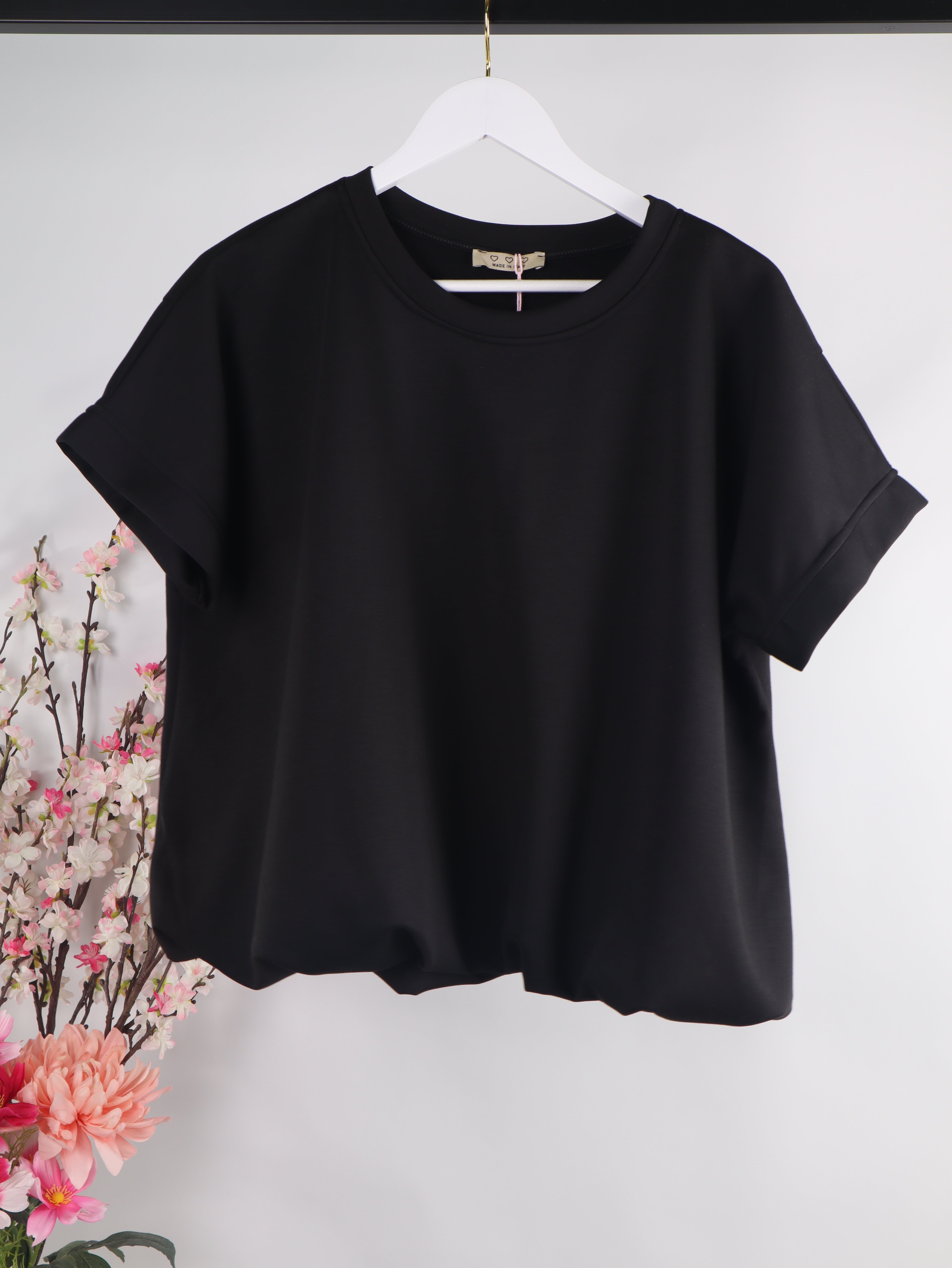 Oversize kurzarm Sweatshirt „Butter Soft“
