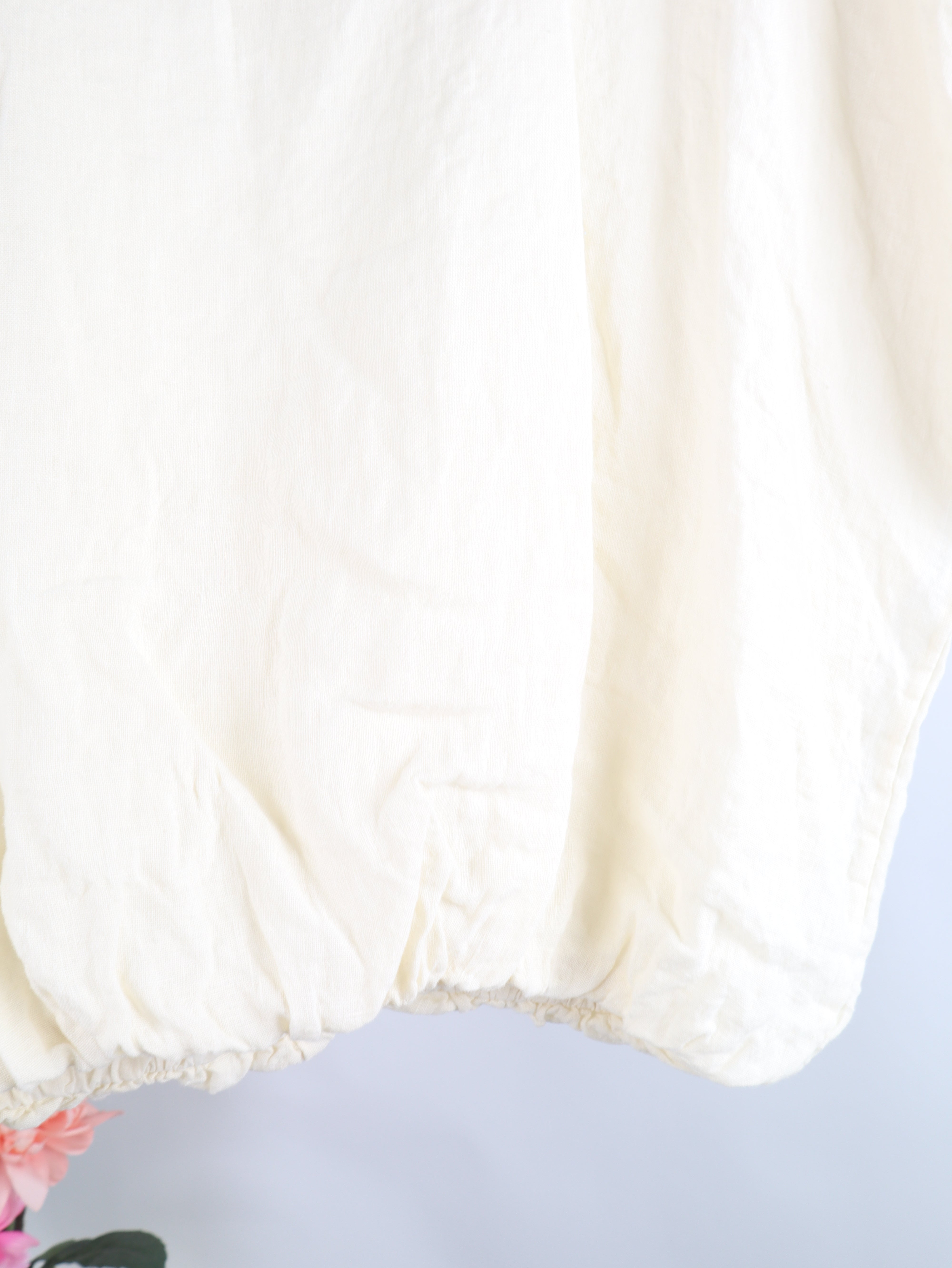 Leinen Shirt mit Baumwollfutter