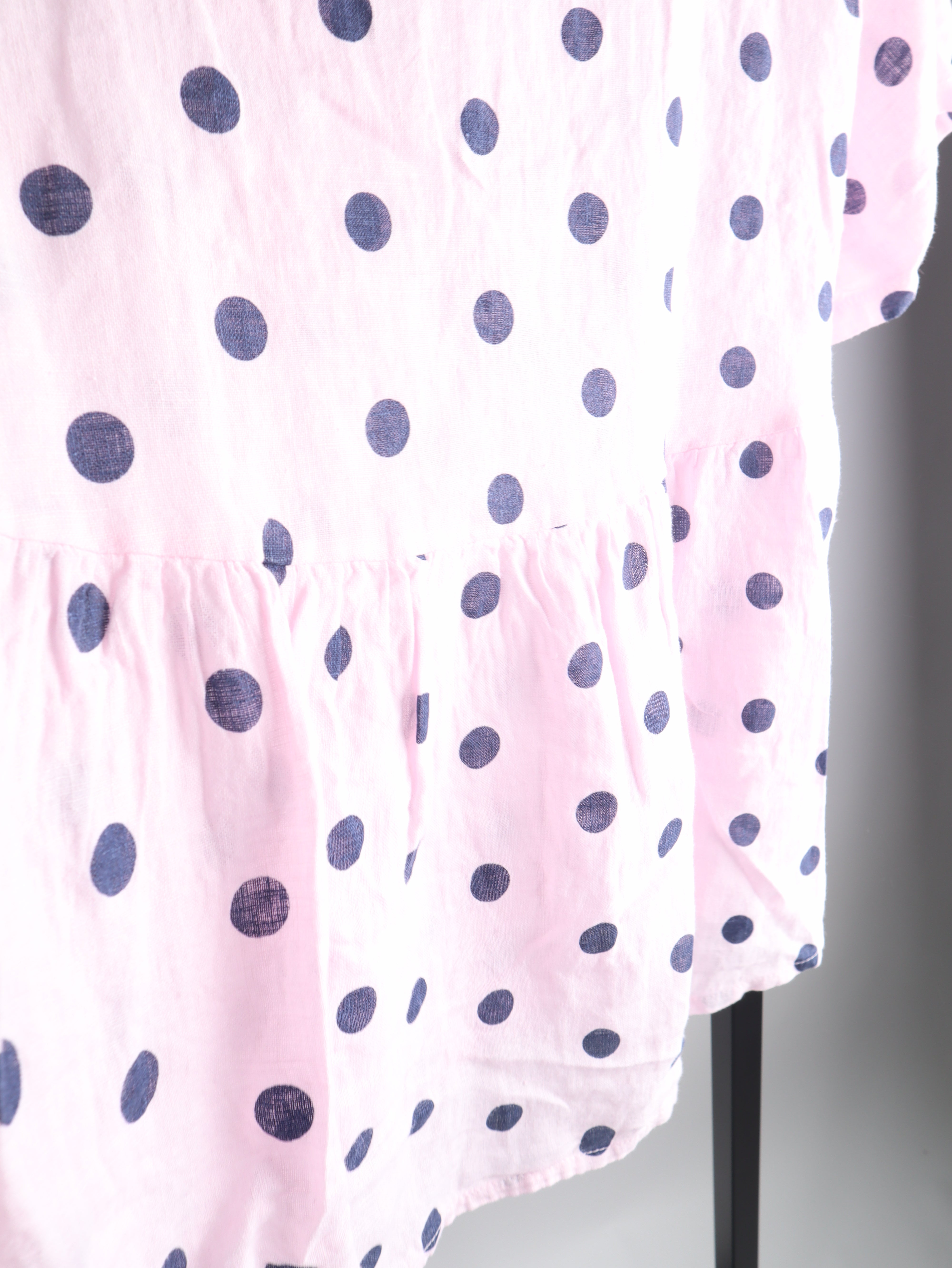 Leinen Bluse "Polka Dot"