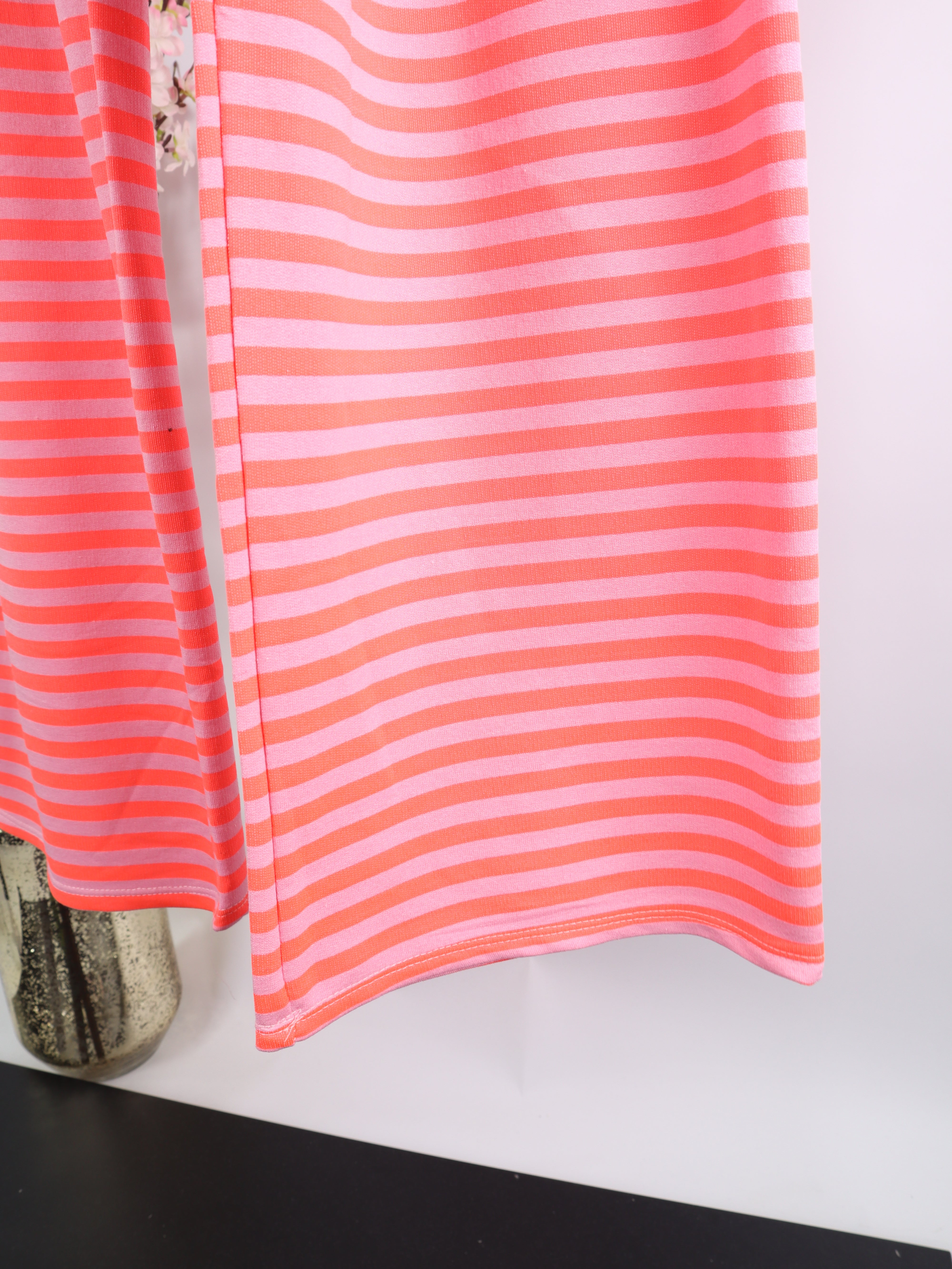 Streifen Sommerhose mit elastischem Bund – Wide Leg