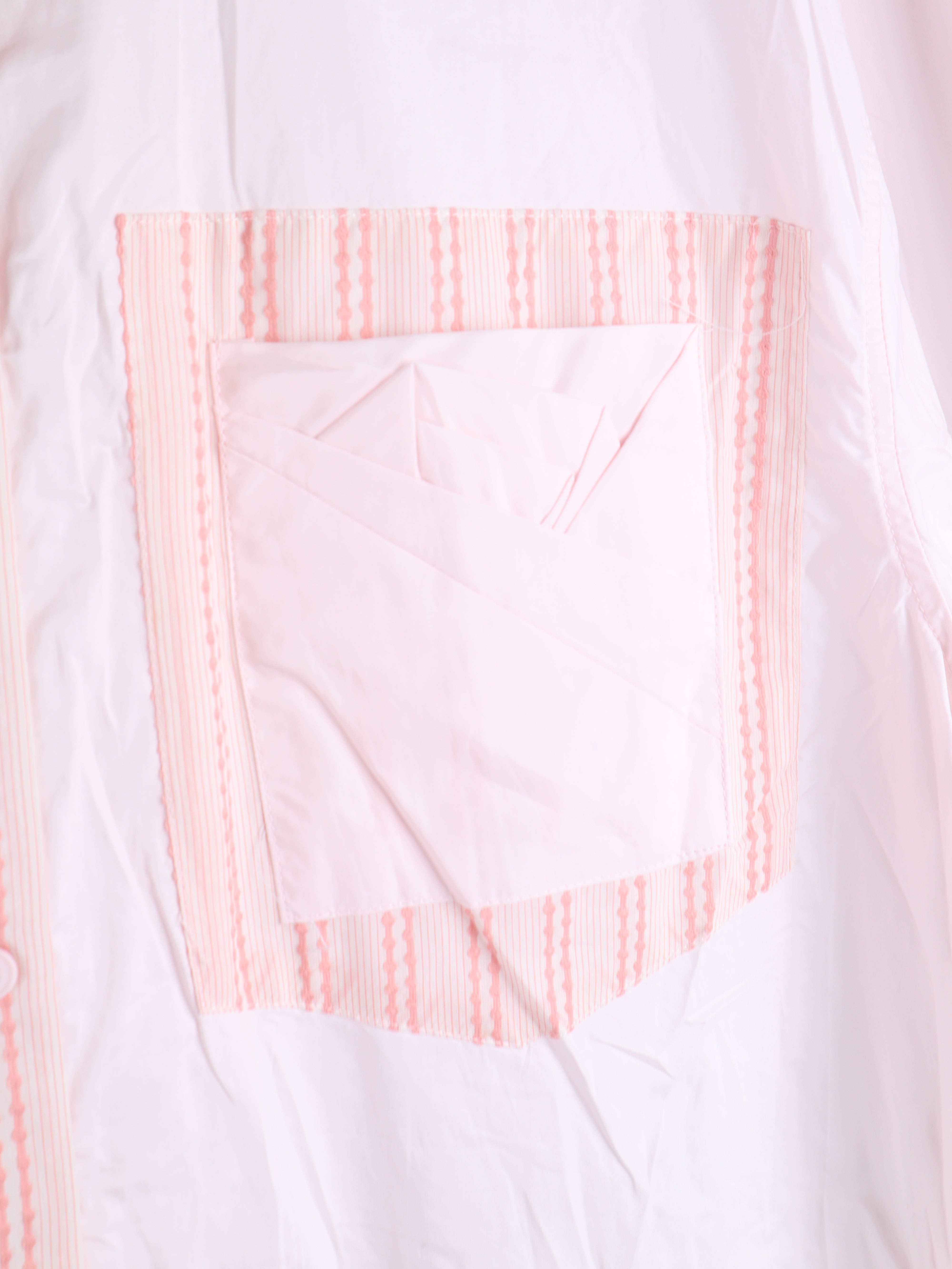 Oversize Bluse Two-Tone