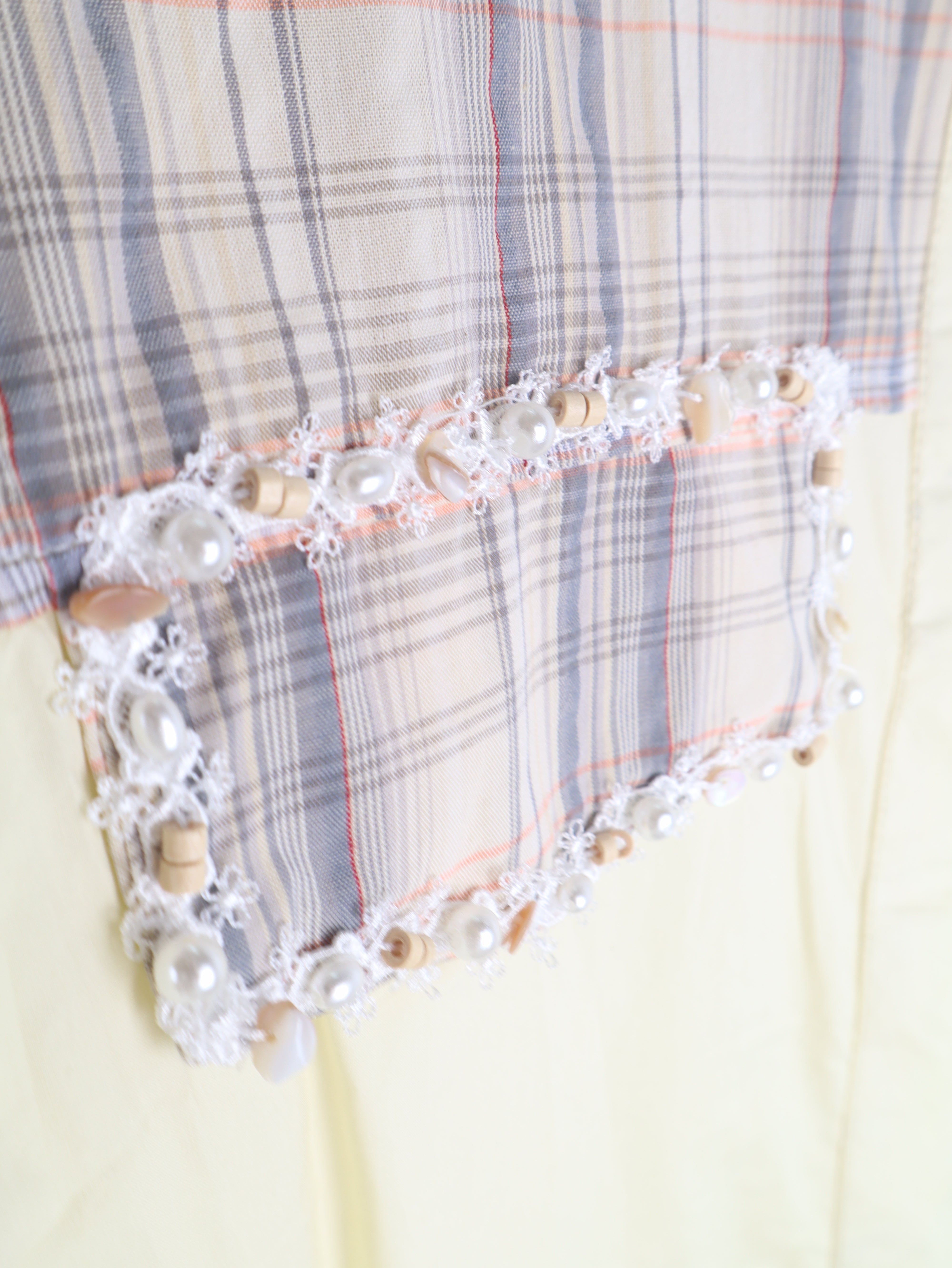 Oversize Bluse karo