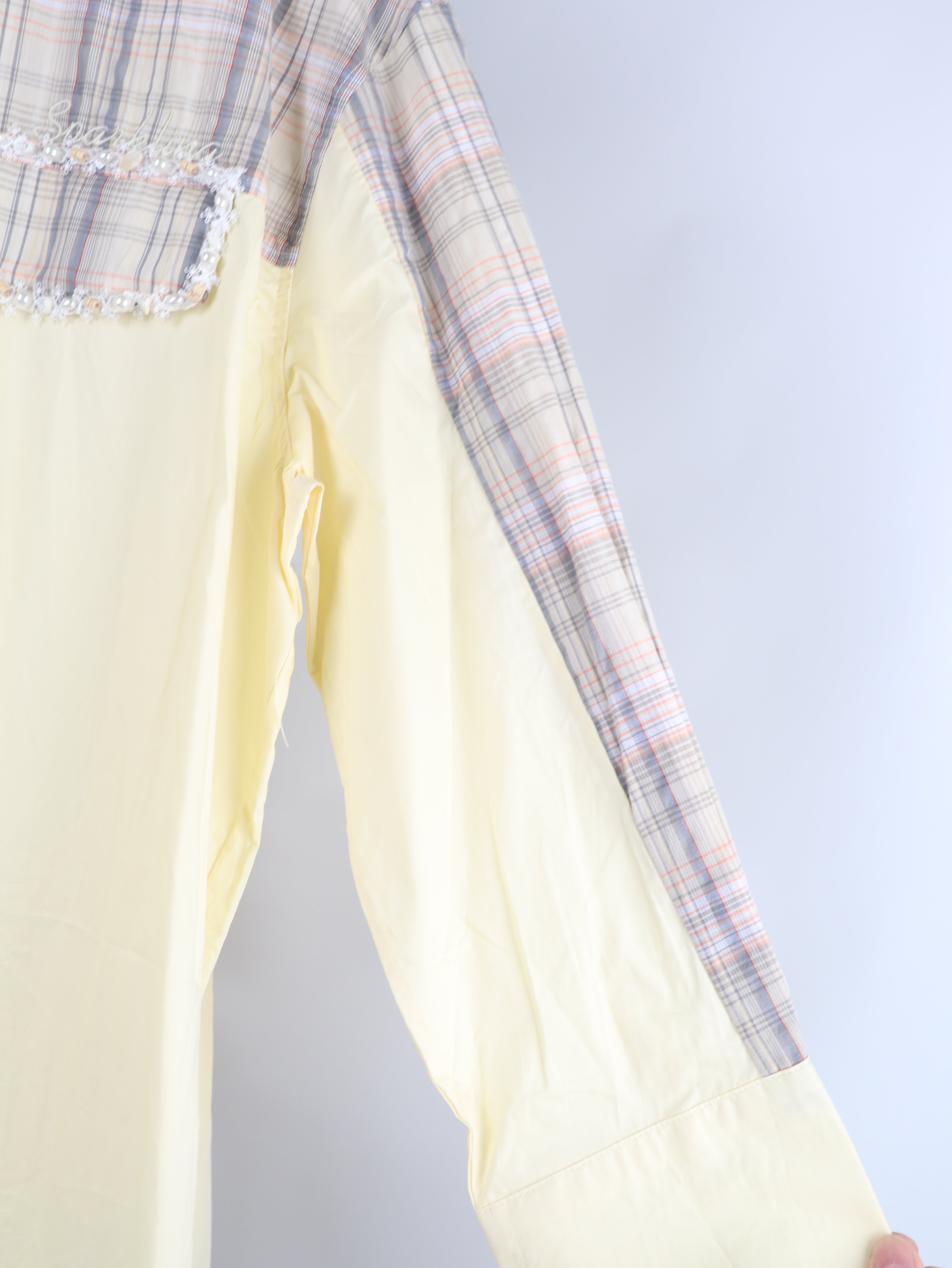 Oversize Bluse karo