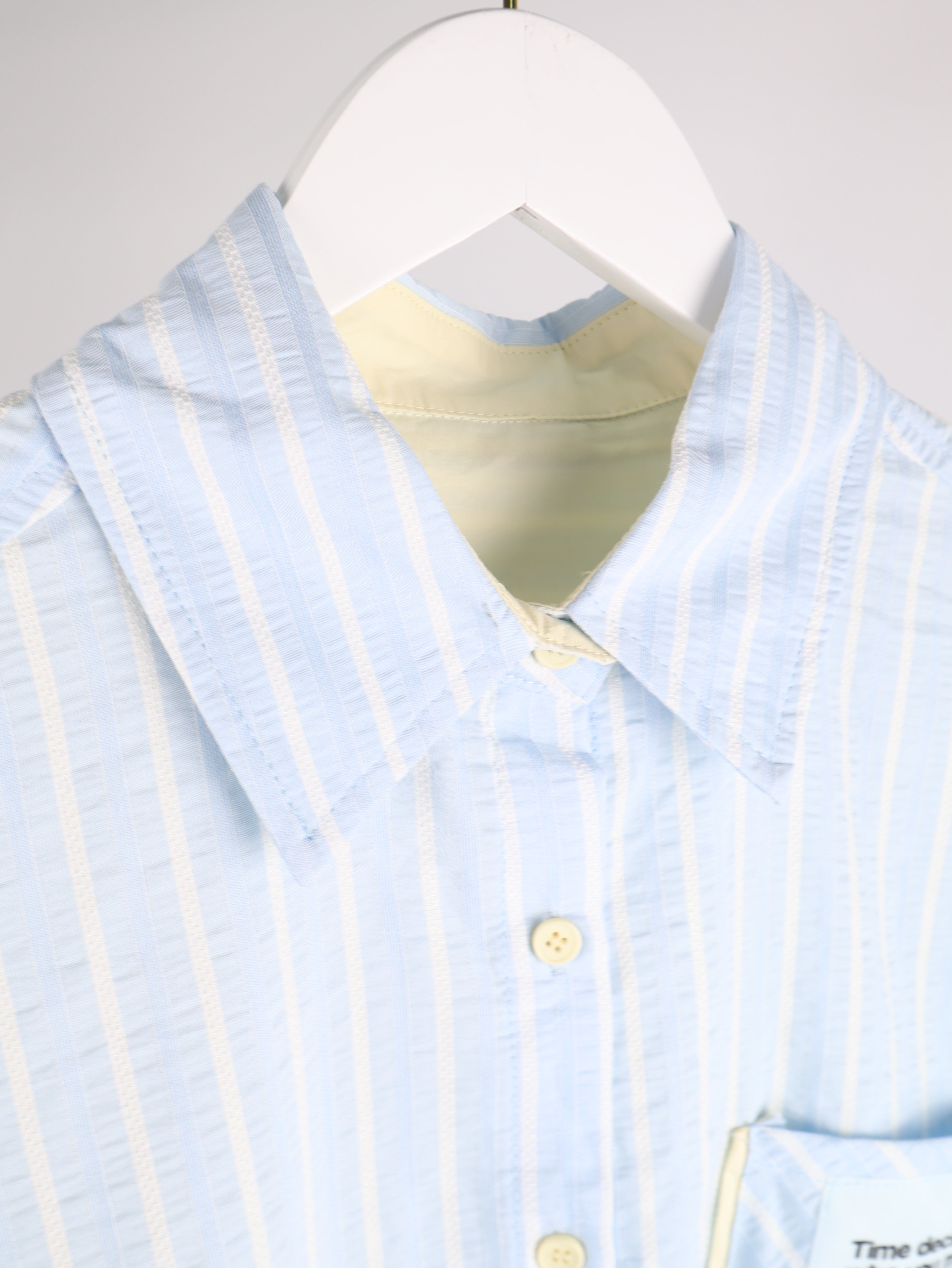 Oversize Streifenbluse Statement