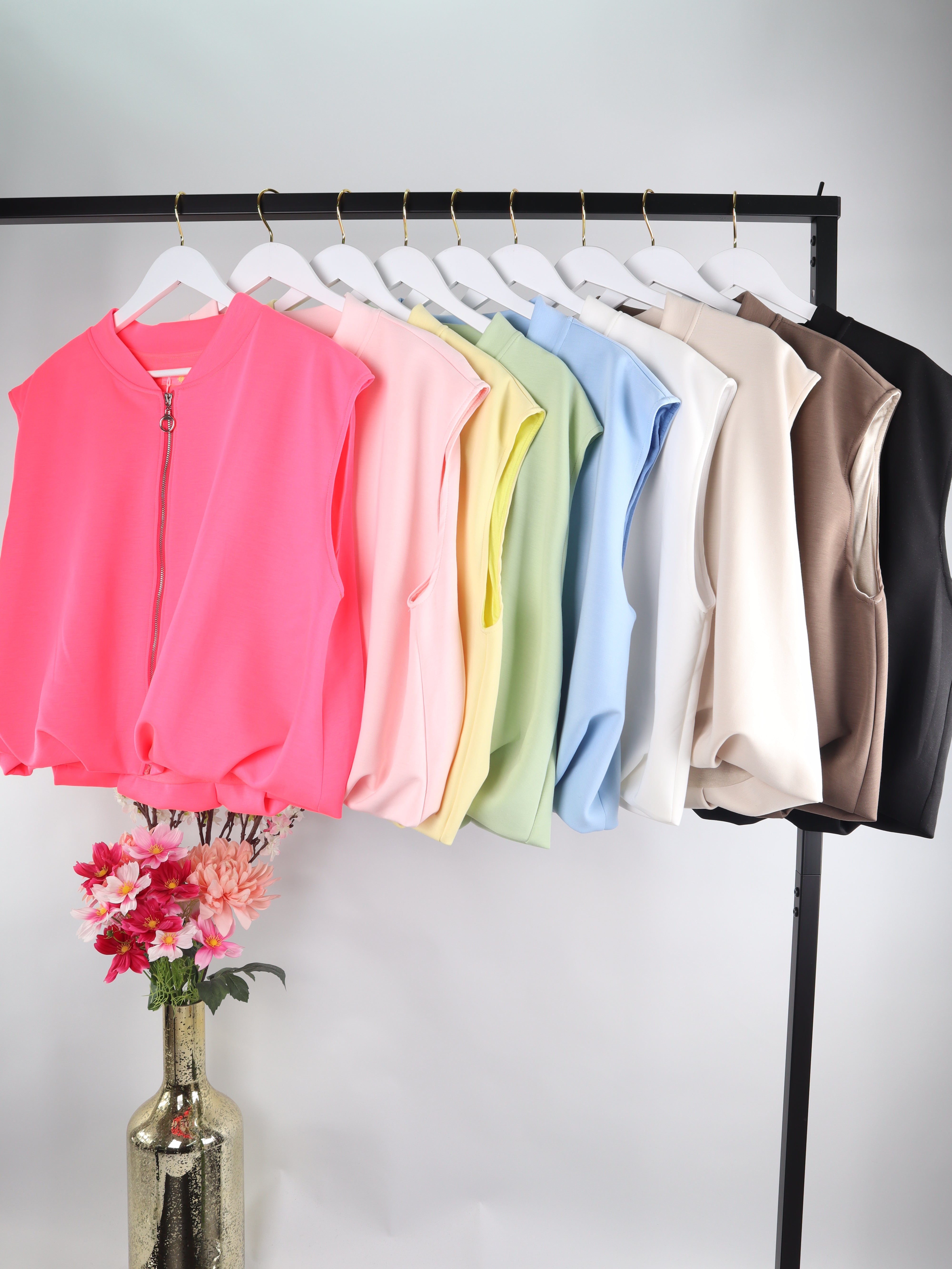 Ärmellose Blouson-Weste "Butter Soft"
