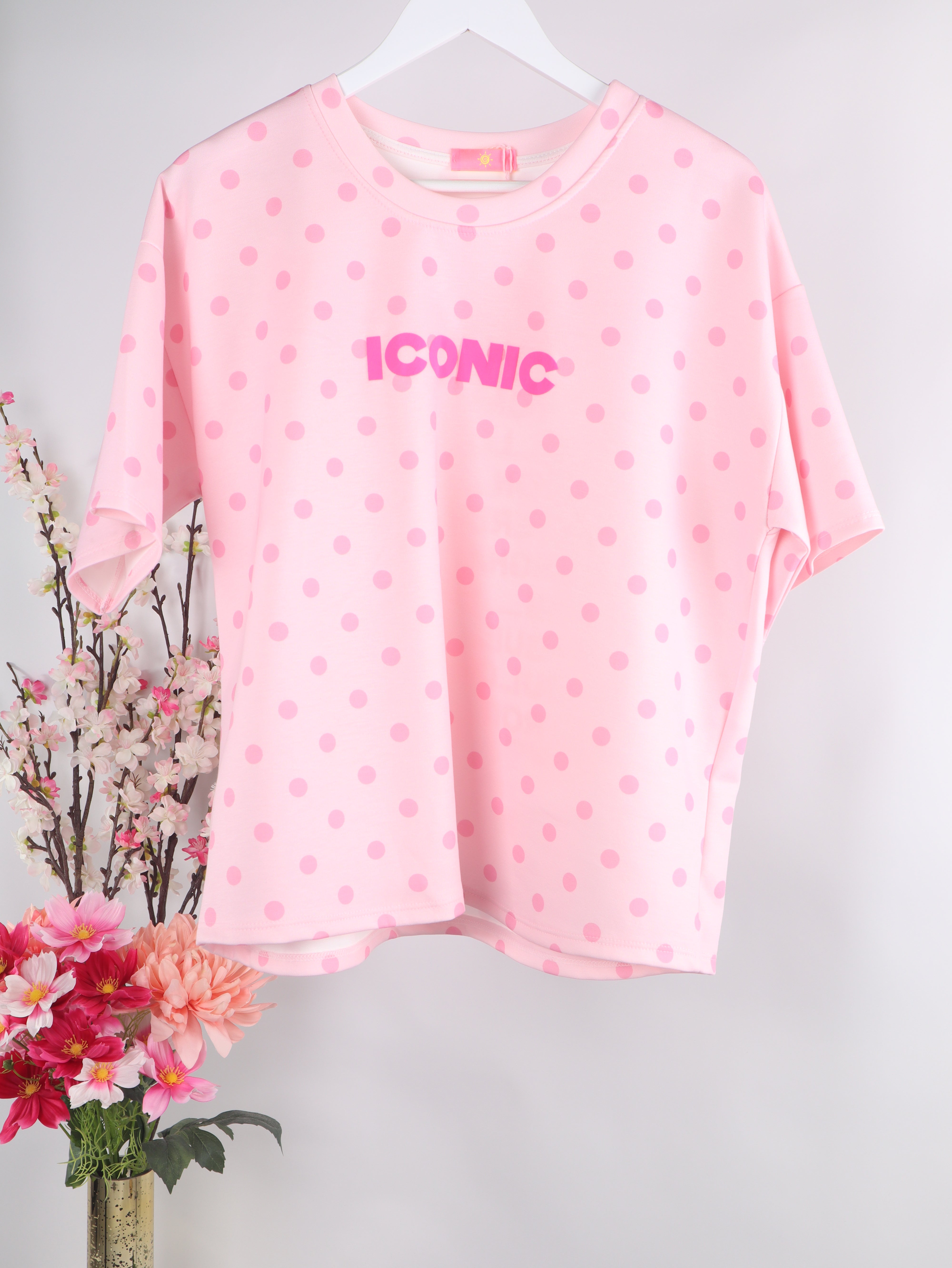 Oversize Shirt "Butter Polka Dots" mit Iconic-Print