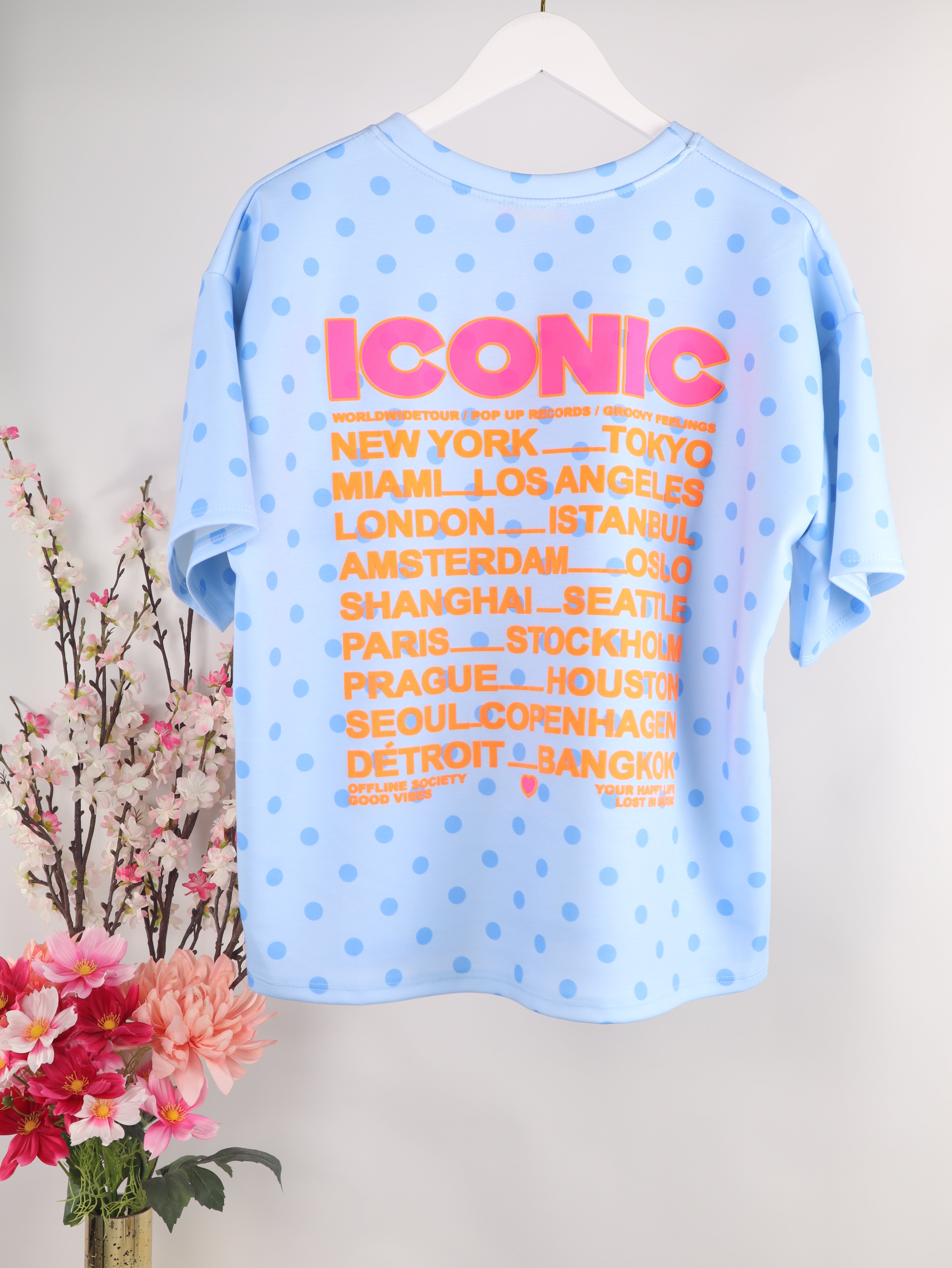 Oversize Shirt "Butter Polka Dots" mit Iconic-Print