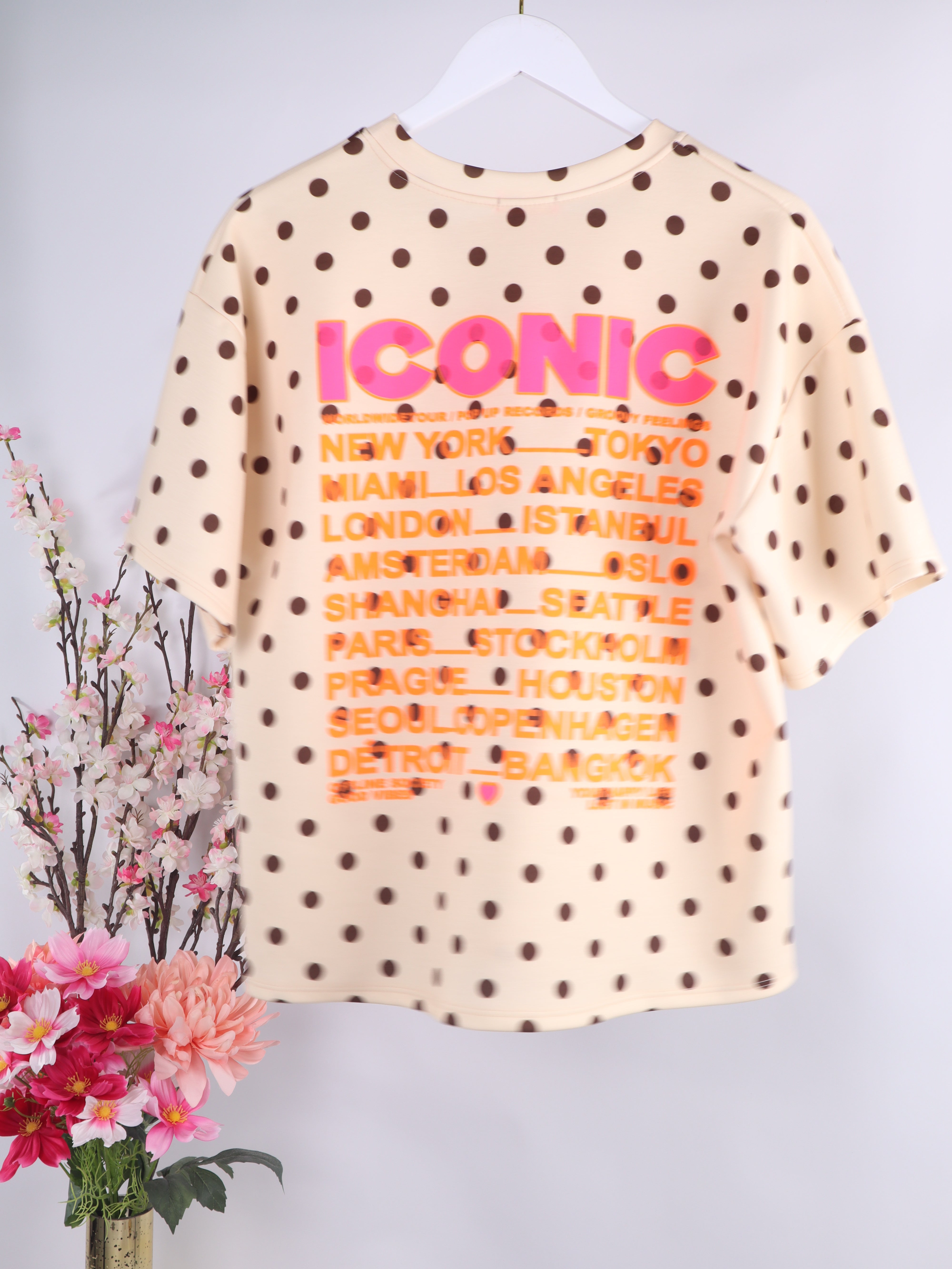 Oversize Shirt "Butter Polka Dots" mit Iconic-Print